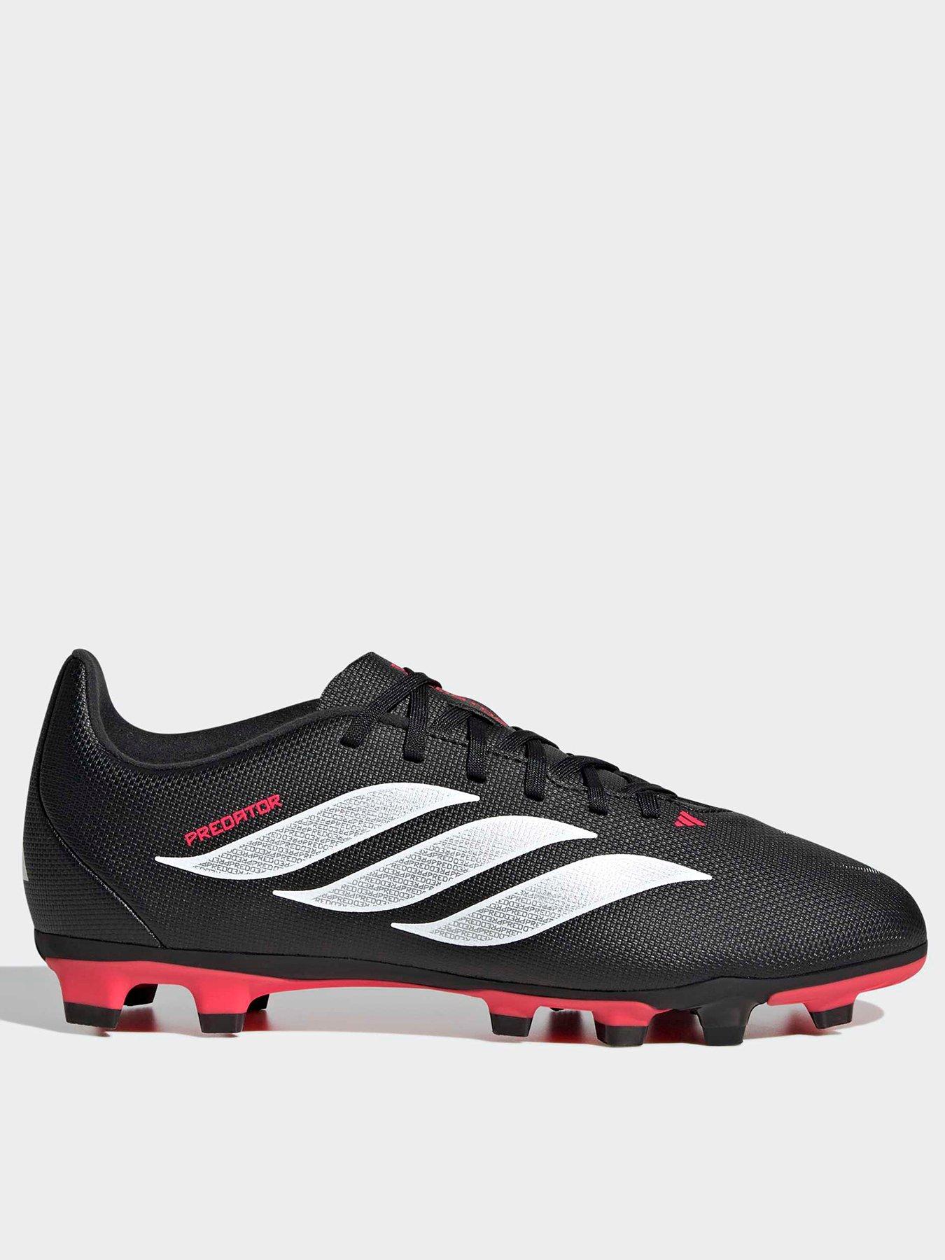 Adidas Junior Predator Club Firm Ground Football Boot - Black