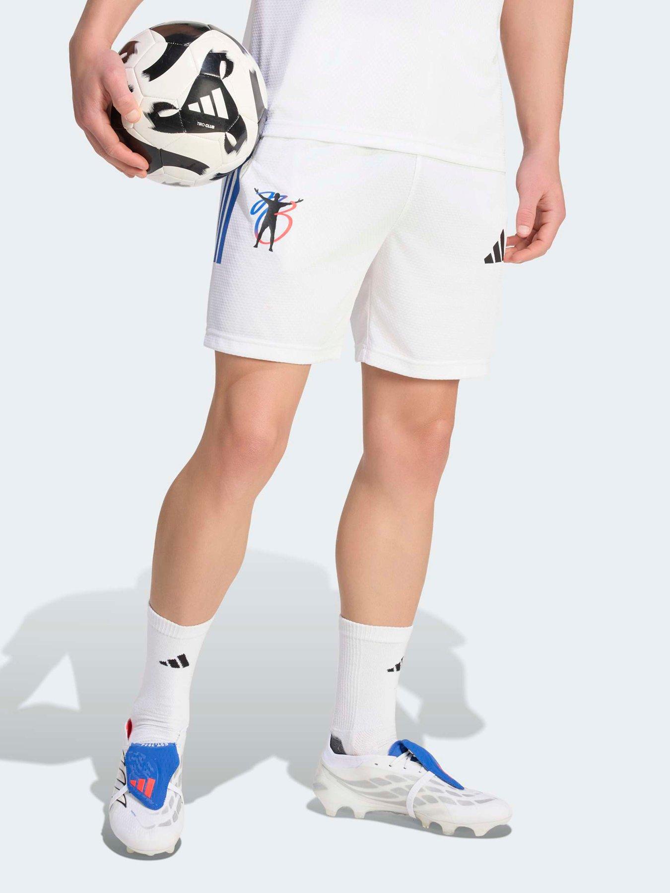 adidas Mens Jude Bellingham Football Shorts, White, Size 2Xl, Men