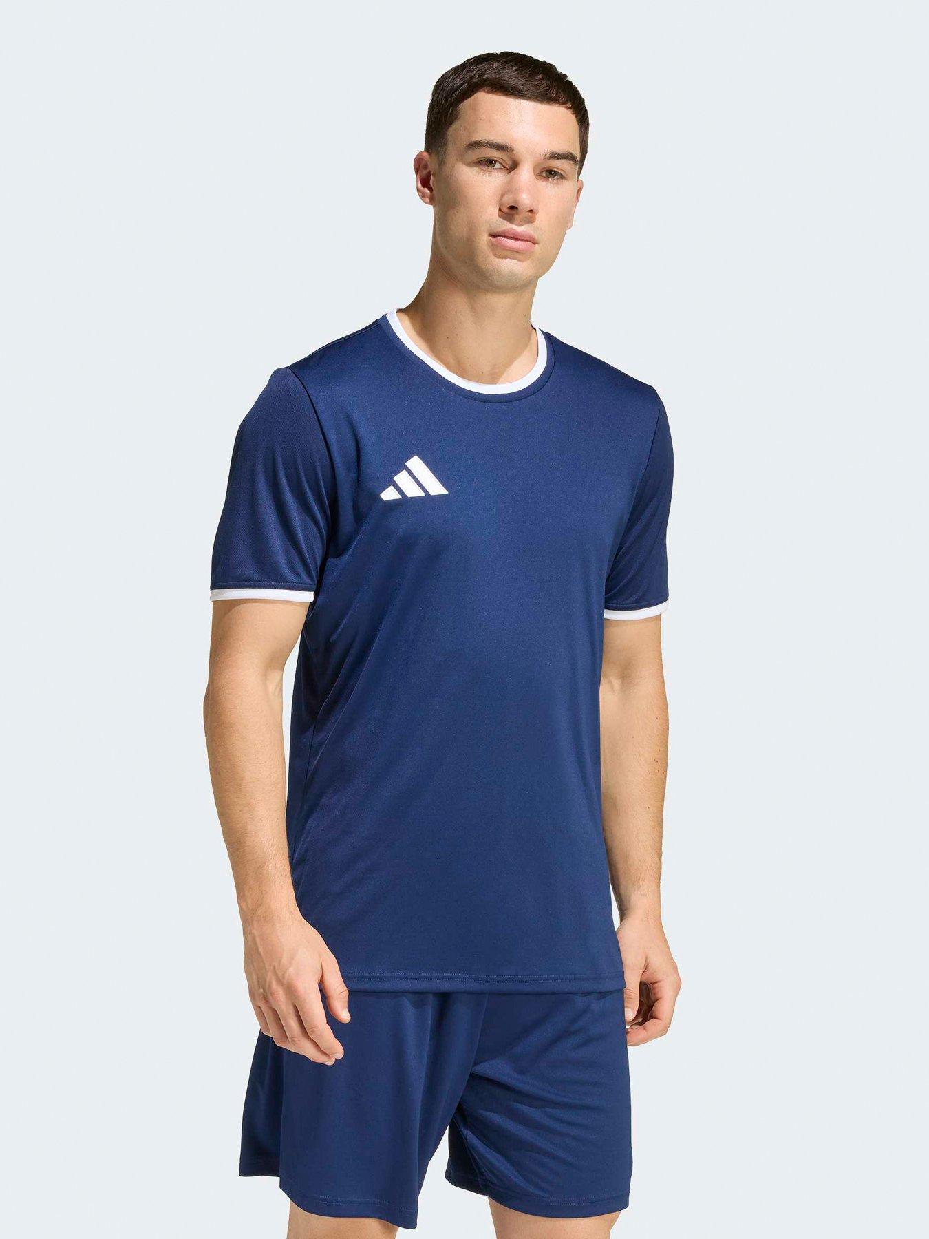 adidas Mens Entrada 26 Football T-Shirt - Blue