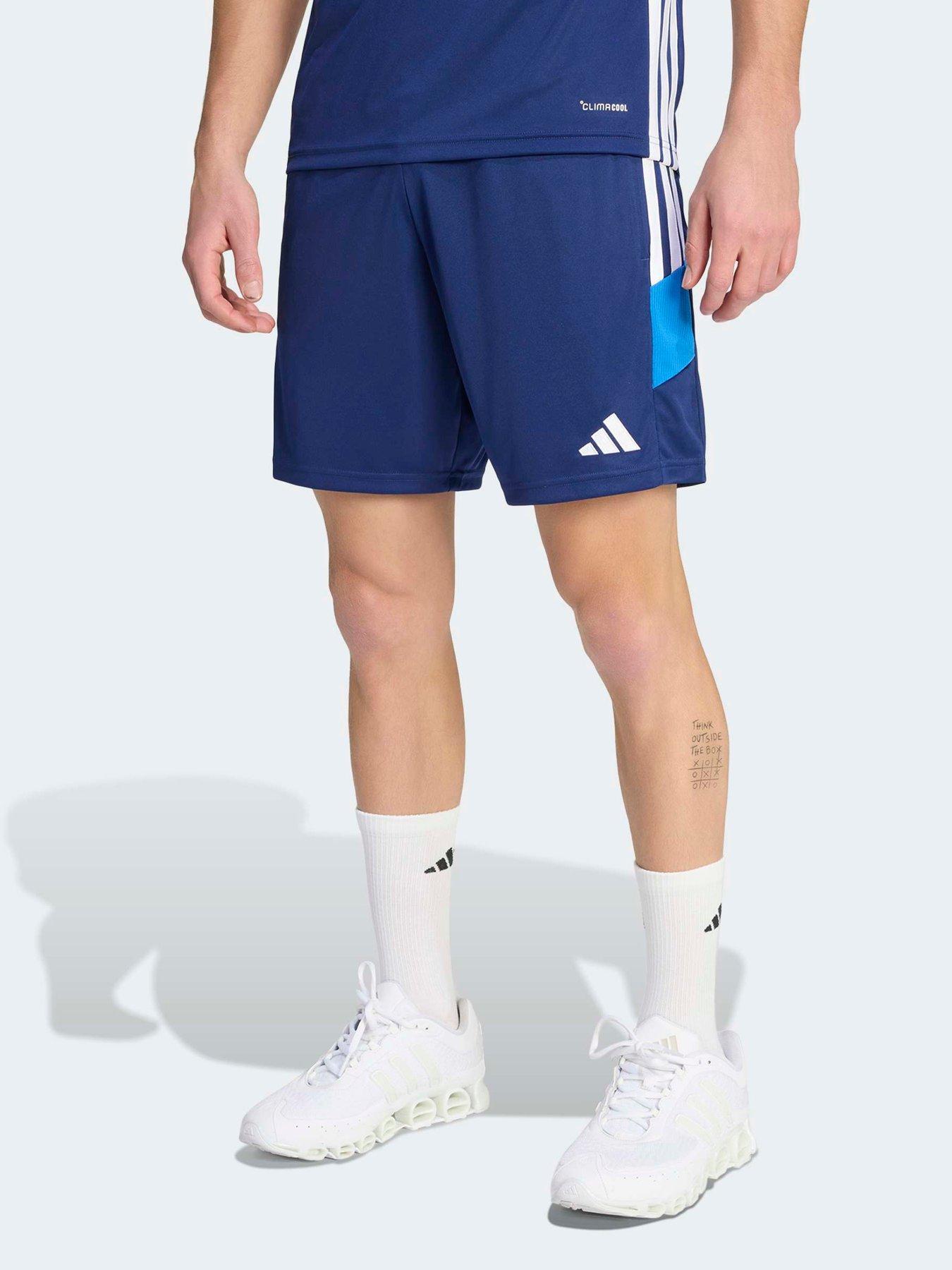 adidas Mens Tiro Football Training Shorts - Dark Blue