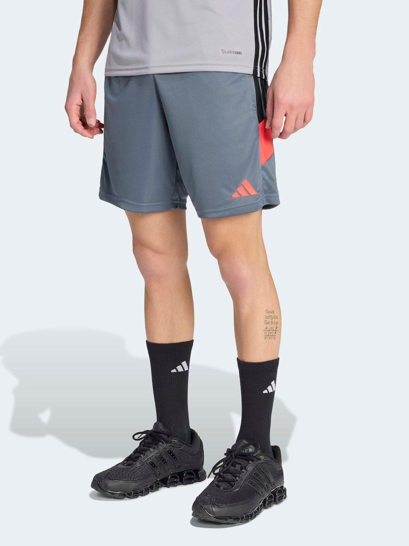 adidas Mens Tiro Football Training Shorts - Grey