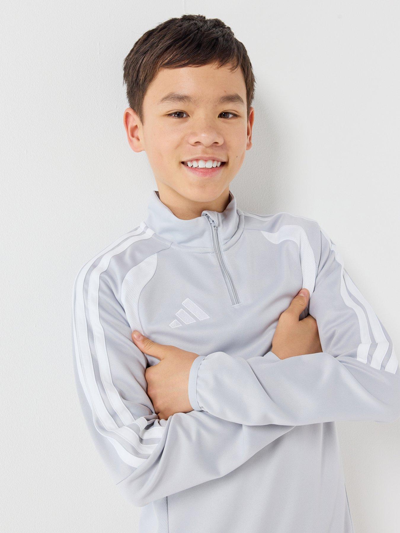 Adidas Junior Tiro 26 Football Track Top - Grey
