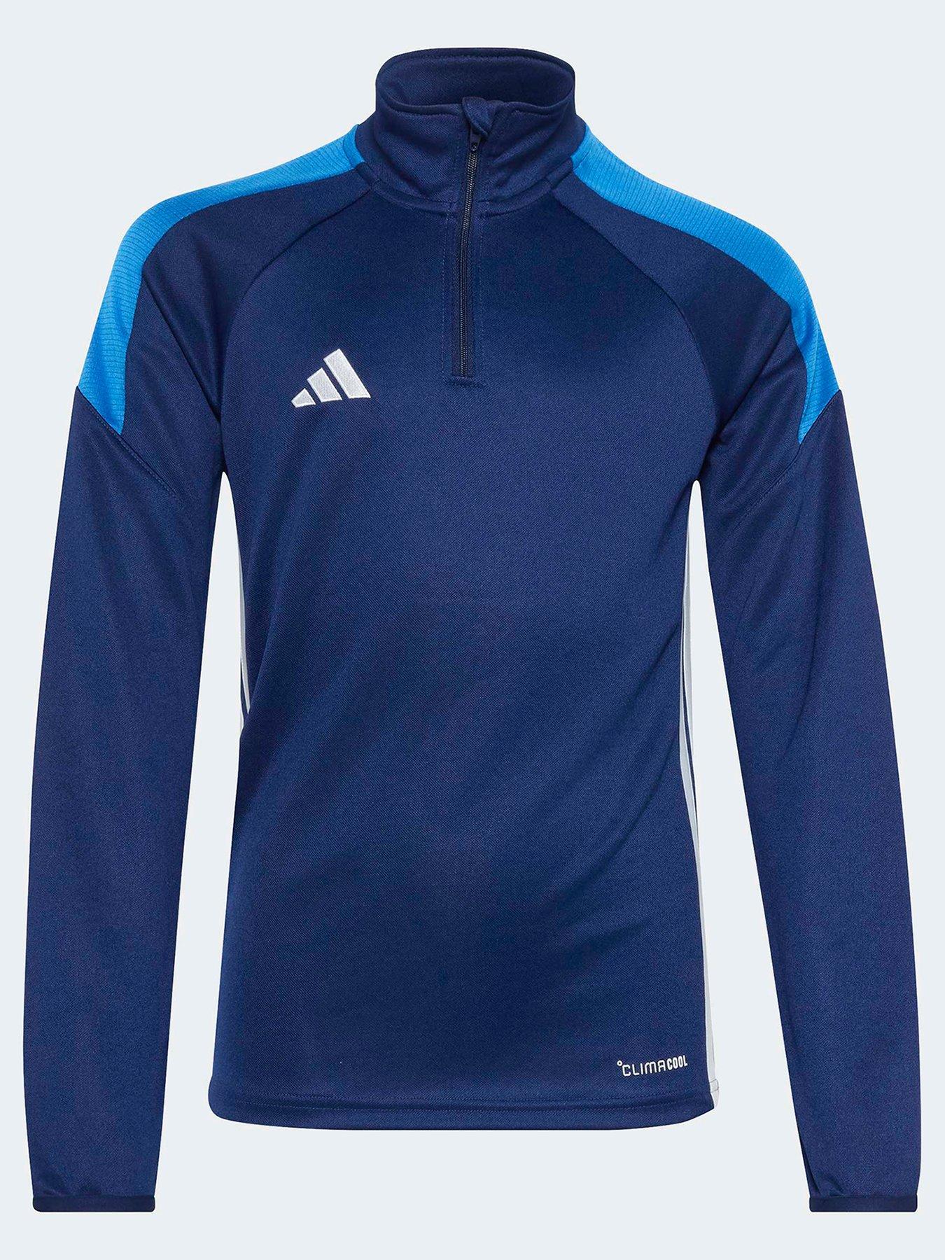 Image 1 of 5 of adidas Junior Tiro Football Track Top - Dark Blue