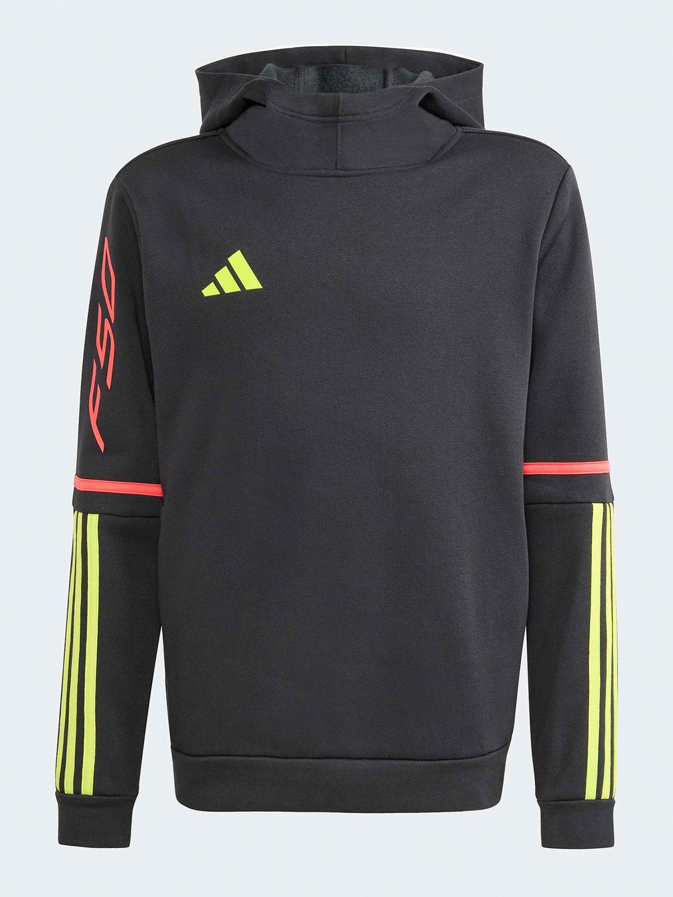 adidas Junior Squadra 25 Football Hooded Track Top - Black