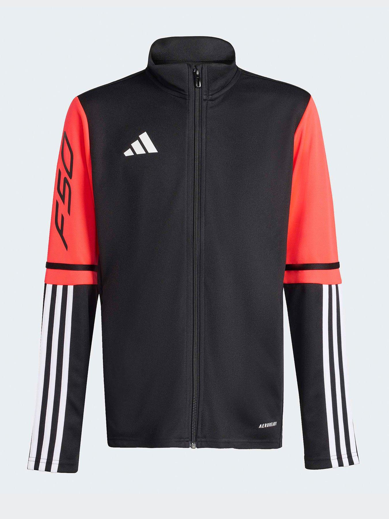 adidas Junior Squadra 25 Football Tracksuit Top - Black