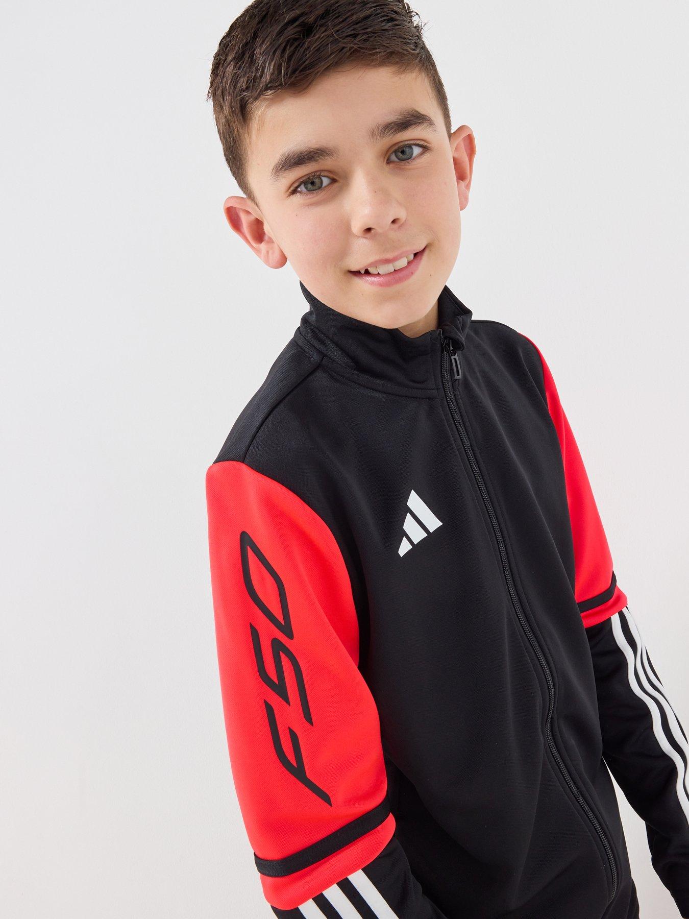 Image 4 of 6 of adidas Junior F50 Football Tracksuit Top - Black