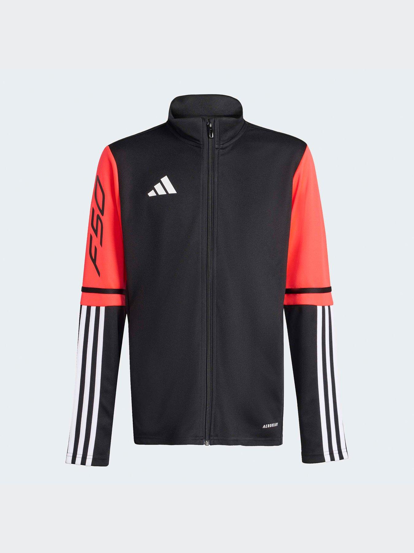 Image 6 of 6 of adidas Junior F50 Football Tracksuit Top - Black