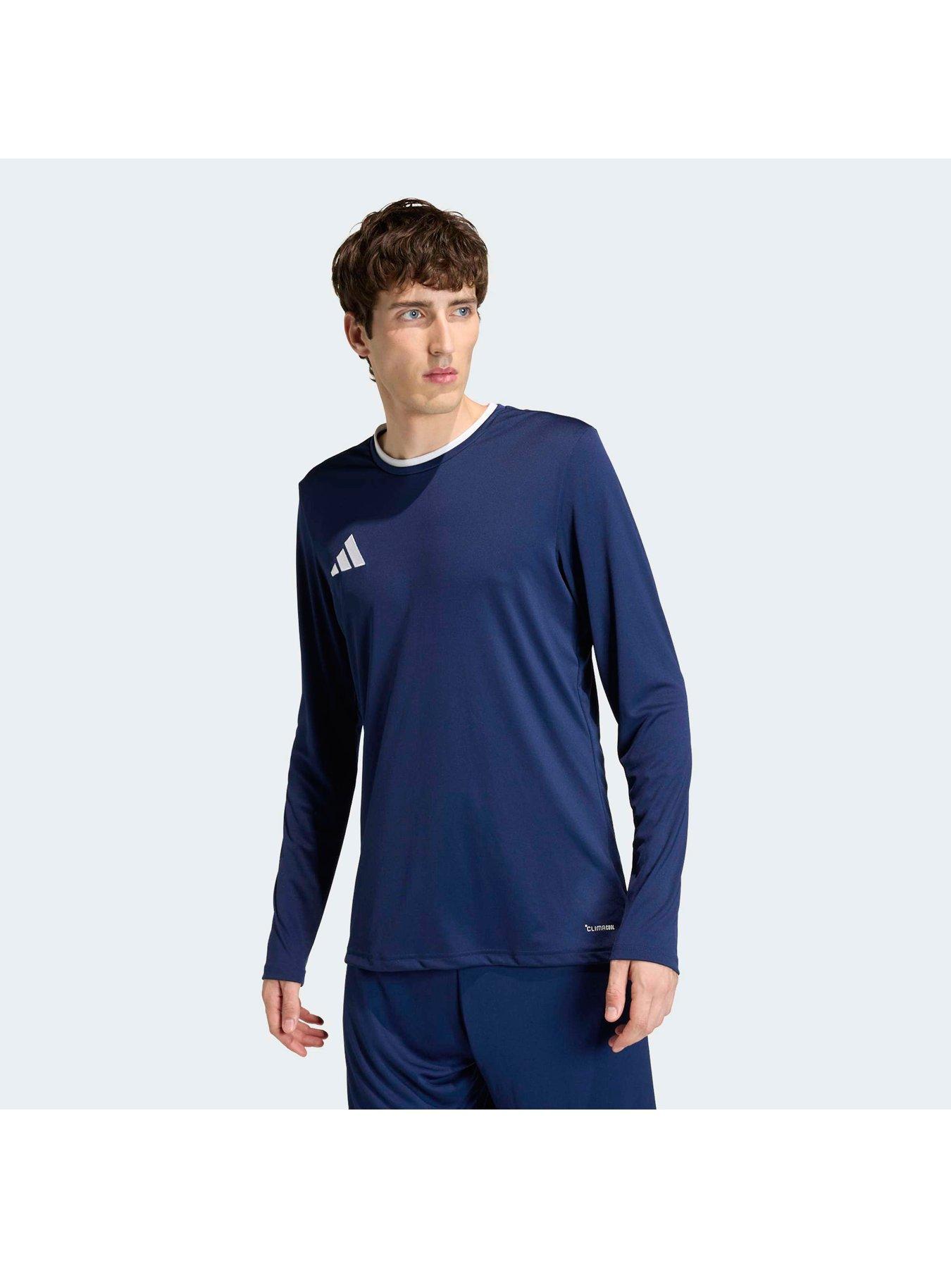adidas Mens Entrada 26 Long Sleeve Jersey - Navy