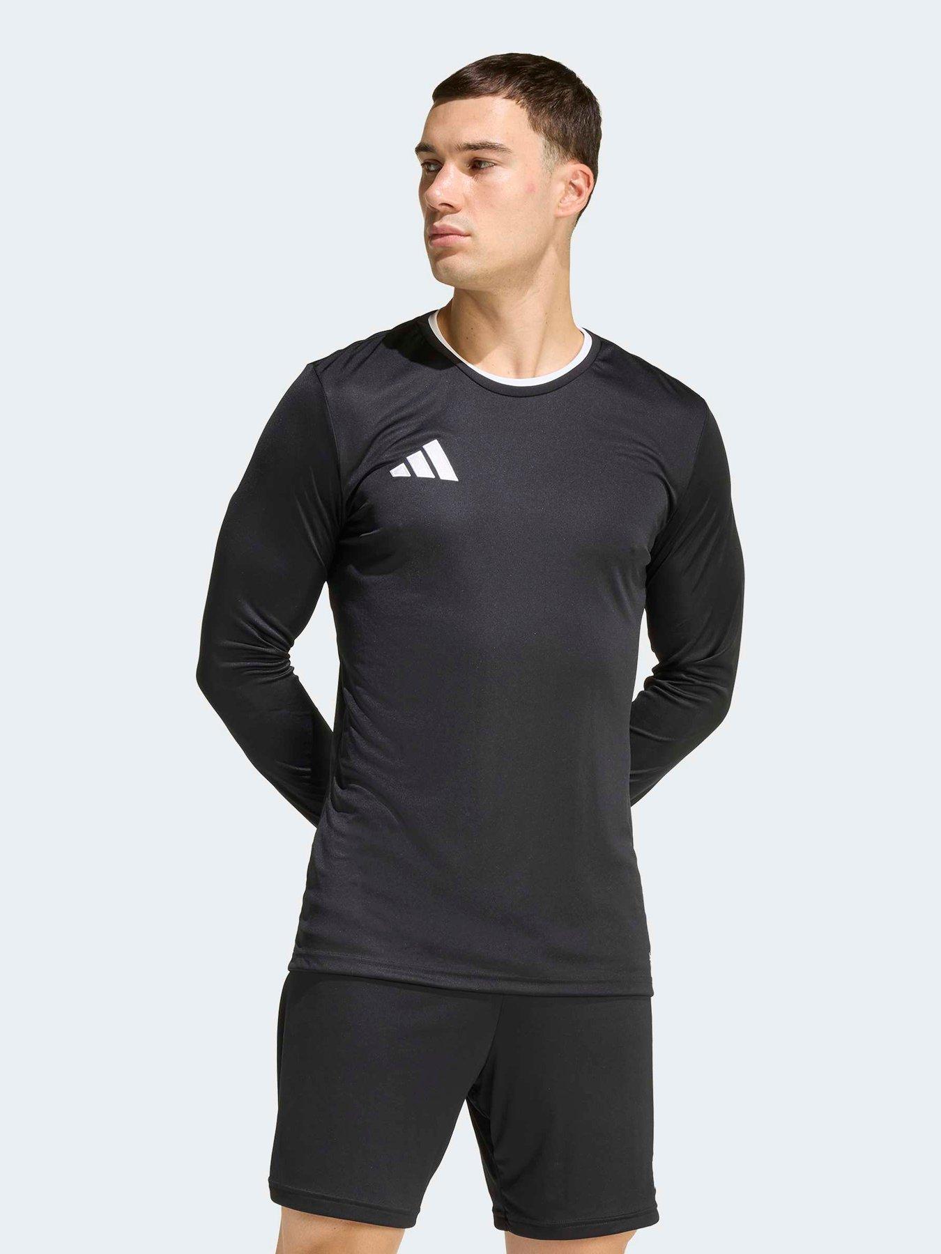 adidas Mens Football Entrada 26 Long Sleeve Jersey - Black