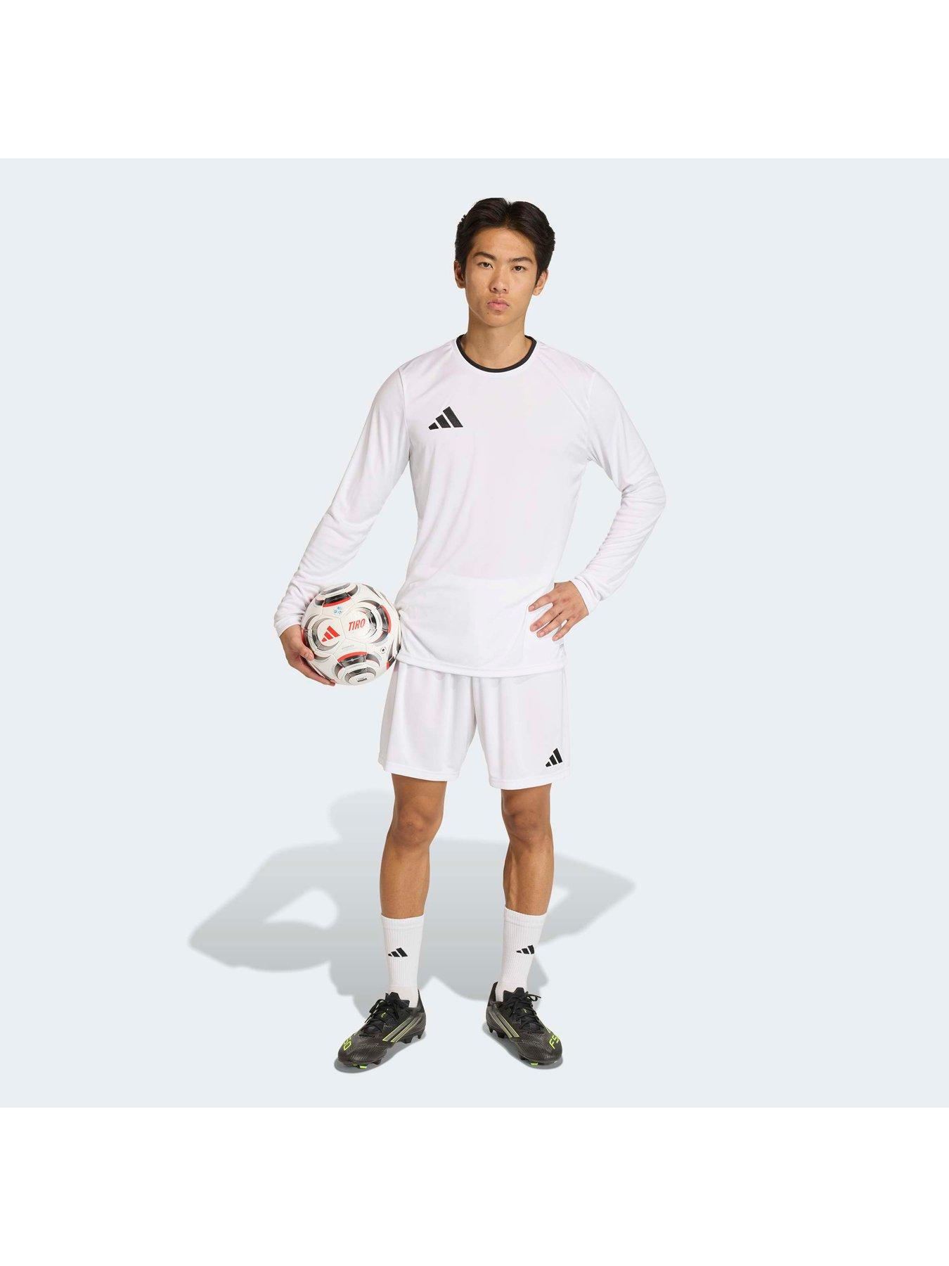 Image 3 of 6 of adidas Mens Entrada 26 Long Sleeve Jersey - White