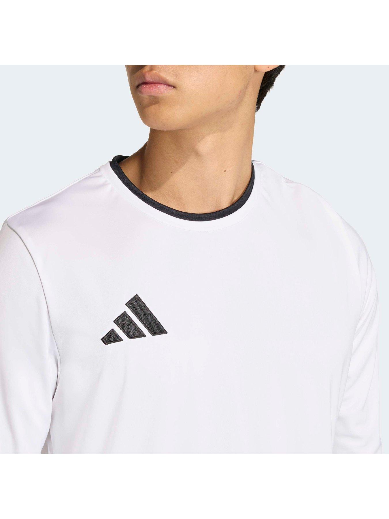 Image 4 of 6 of adidas Mens Entrada 26 Long Sleeve Jersey - White