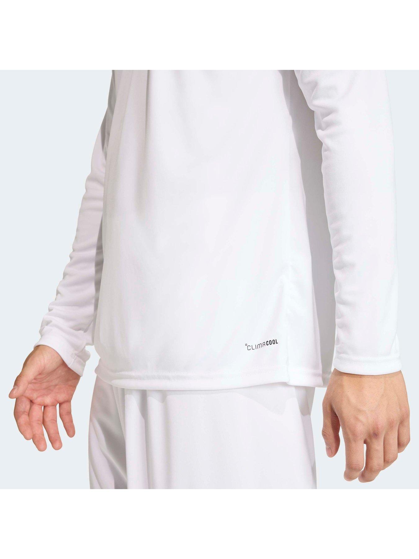 Image 5 of 6 of adidas Mens Entrada 26 Long Sleeve Jersey - White