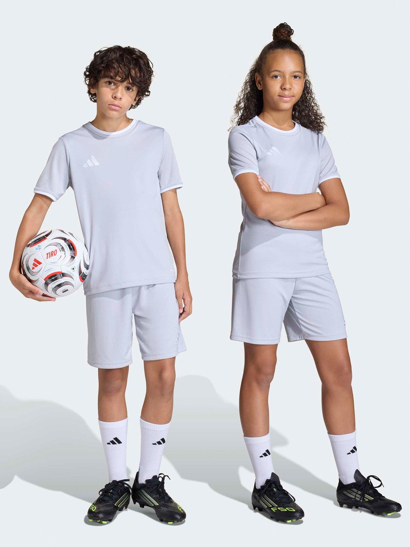 adidas Junior Entrada 26 Training Shorts - Grey