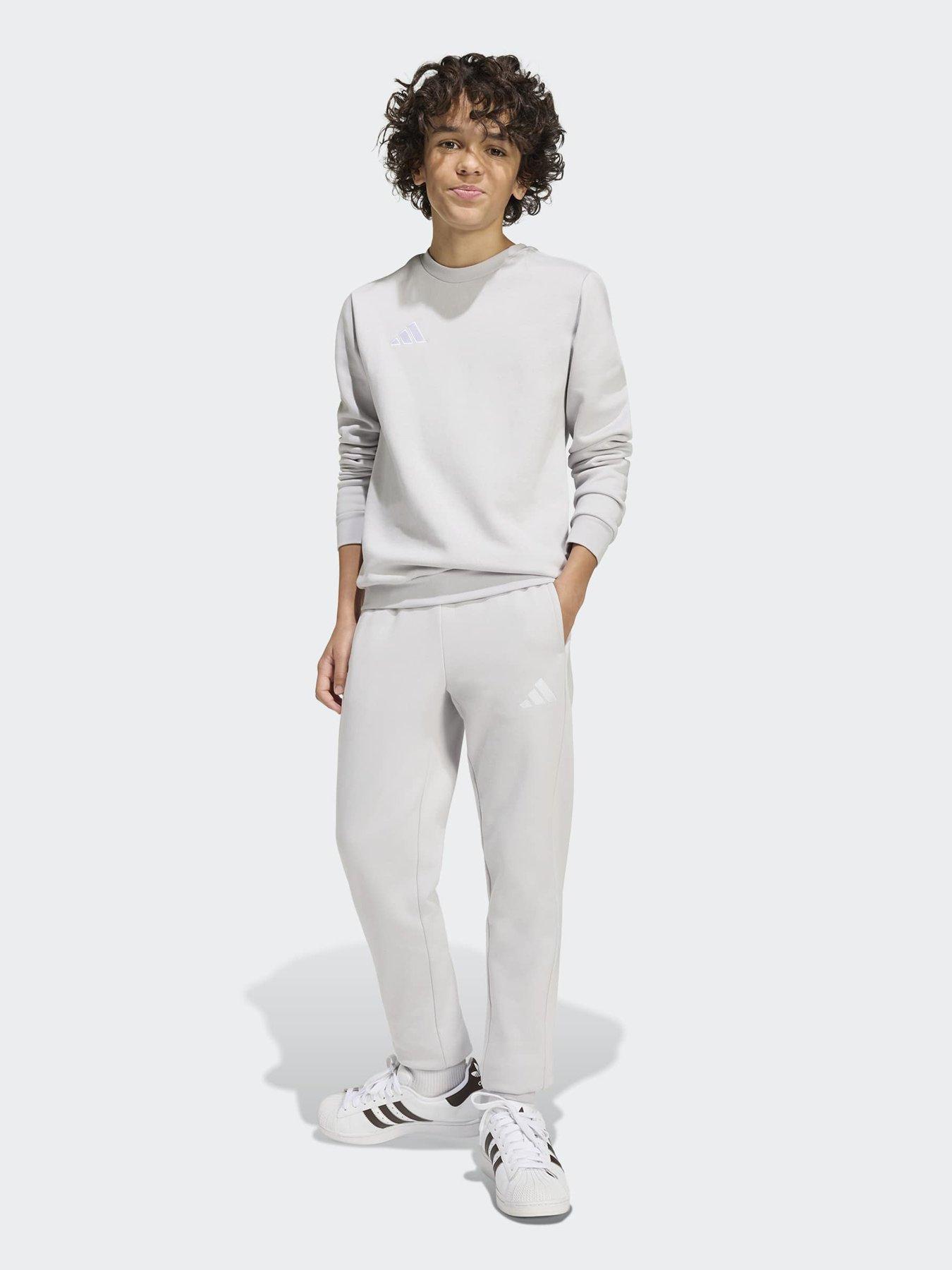 Image 4 of 5 of adidas Junior Football Entrada 26 Sweat Top - Grey