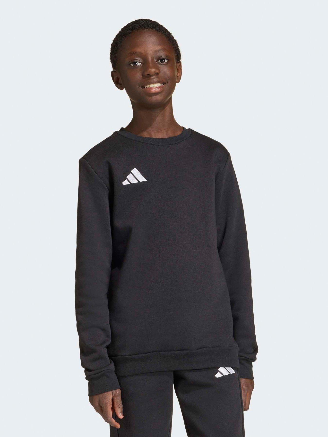 Image 1 of 6 of adidas Junior Football Entrada 26 Sweat Top - Black