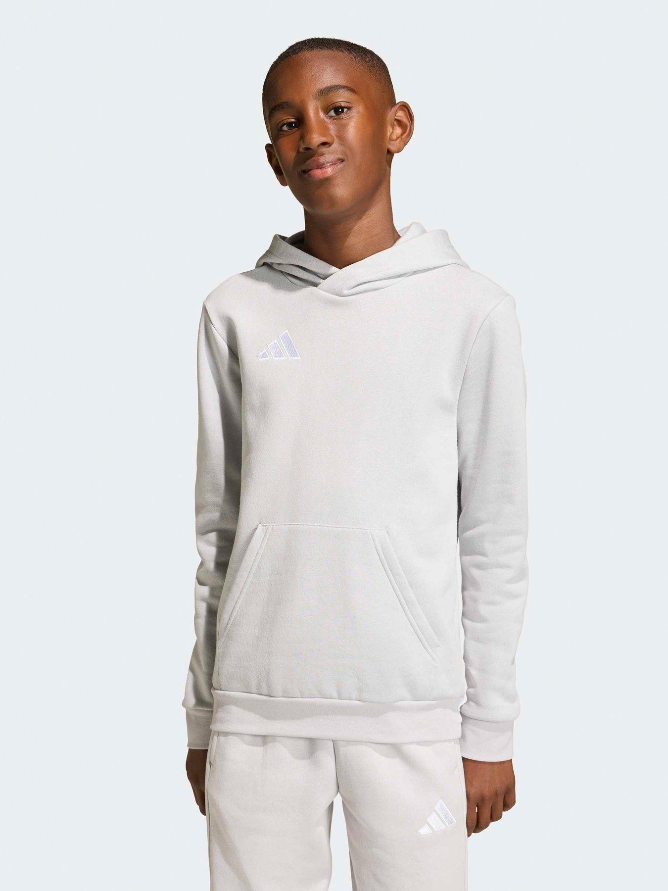 adidas Junior Football Entrada 26 Hoody - Grey