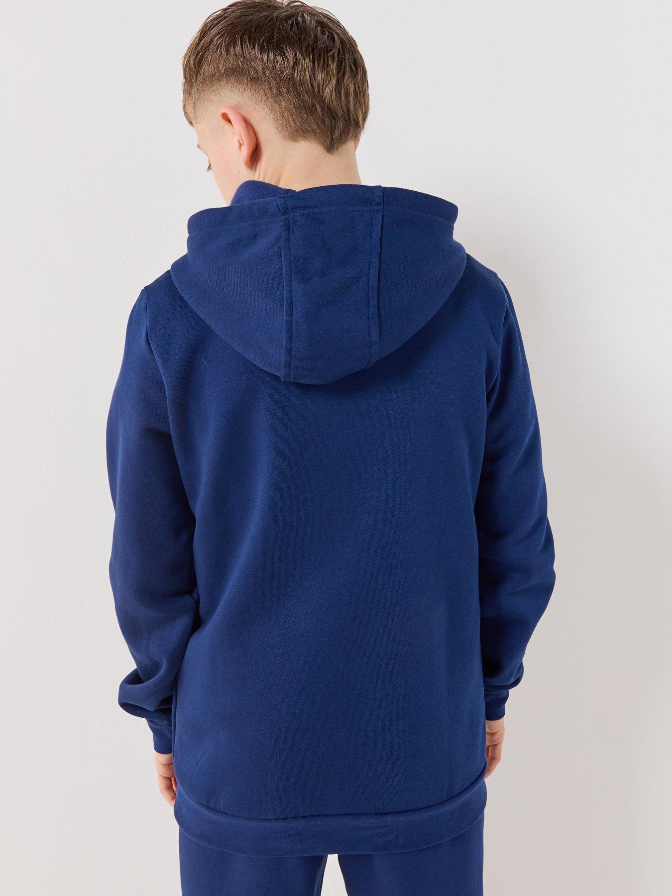 Image 2 of 7 of adidas Junior Entrada 26 Hoodie - Navy