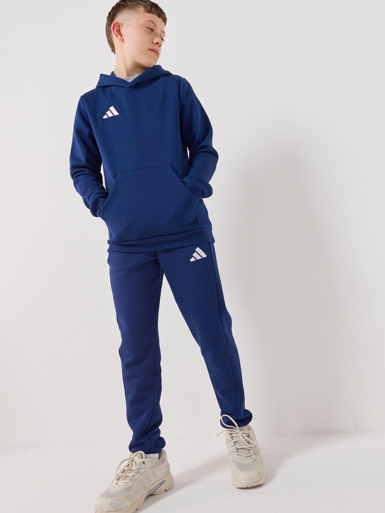 Image 3 of 7 of adidas Junior Entrada 26 Hoodie - Navy