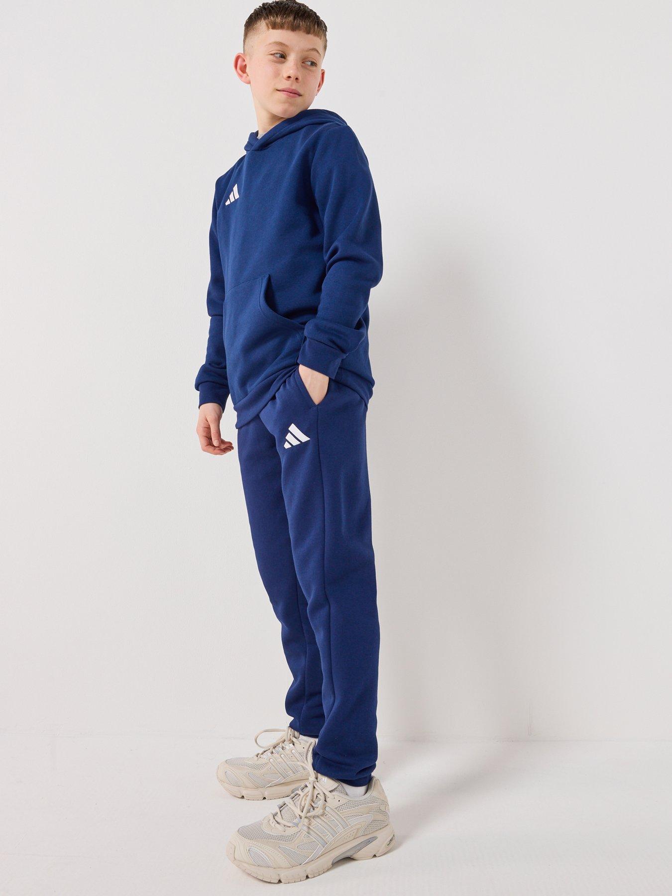 Image 6 of 7 of adidas Junior Entrada 26 Hoodie - Navy