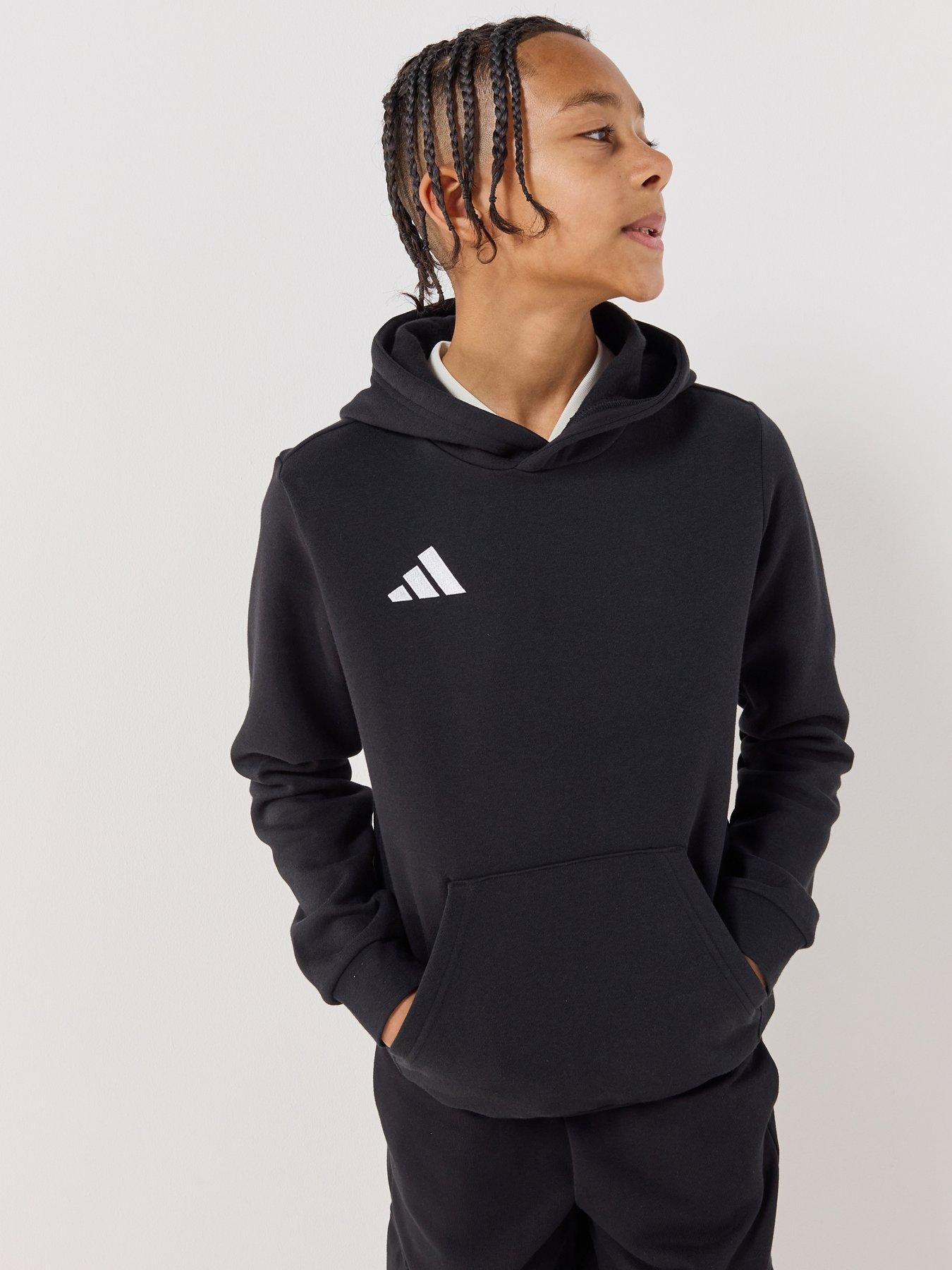 adidas Junior Entrada 26 Hoodie - Black