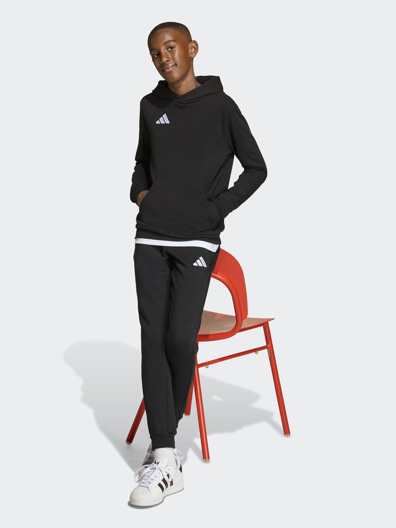 Image 3 of 6 of adidas Junior Entrada 26 Hoodie - Black