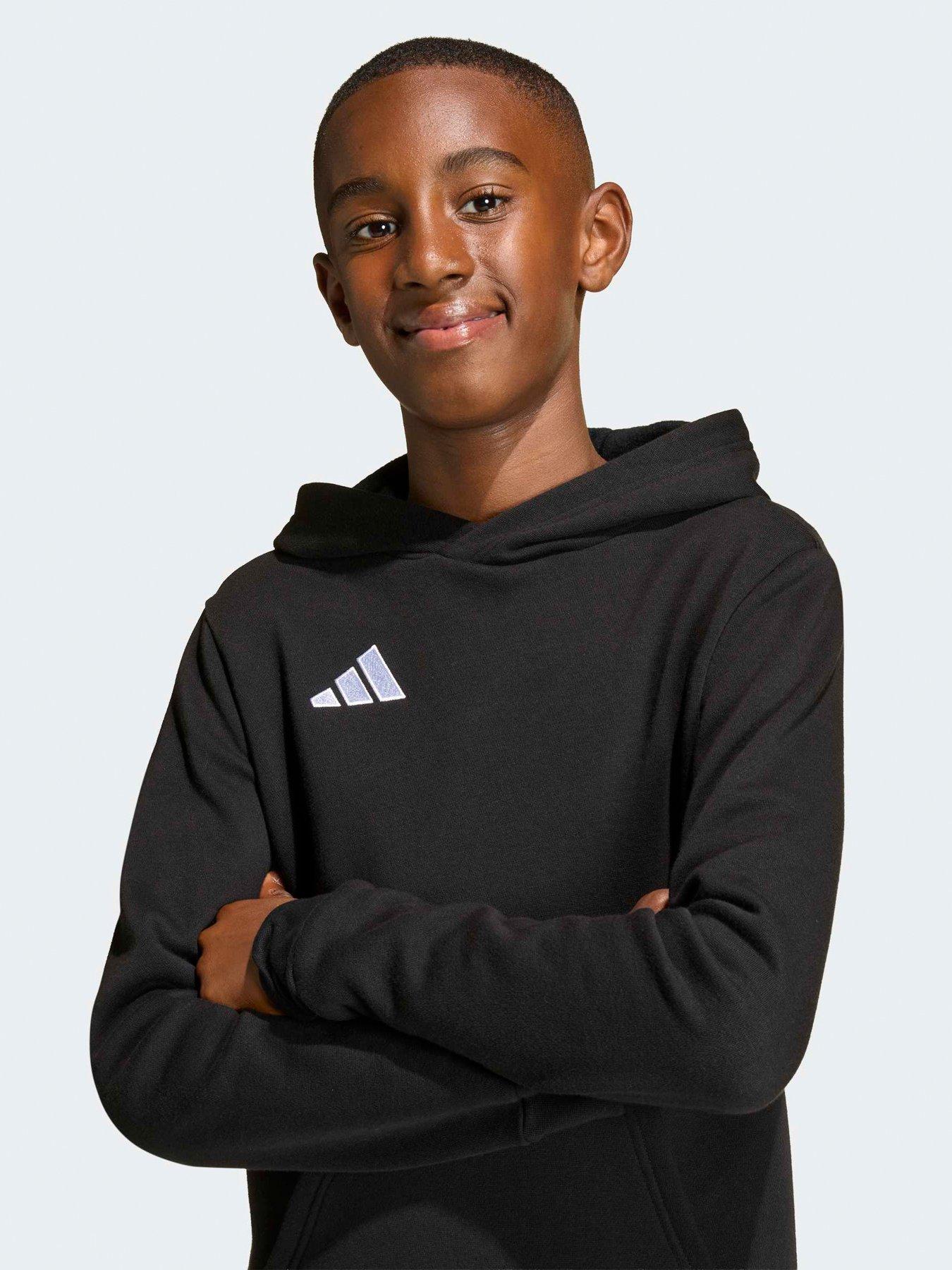 Image 4 of 6 of adidas Junior Entrada 26 Hoodie - Black