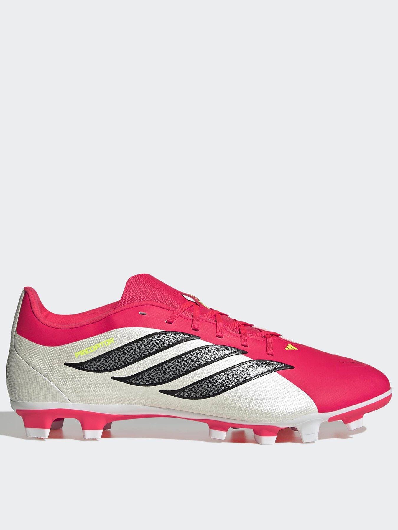 adidas Mens Predator Club Firm Ground Football Boot - Lucid Red