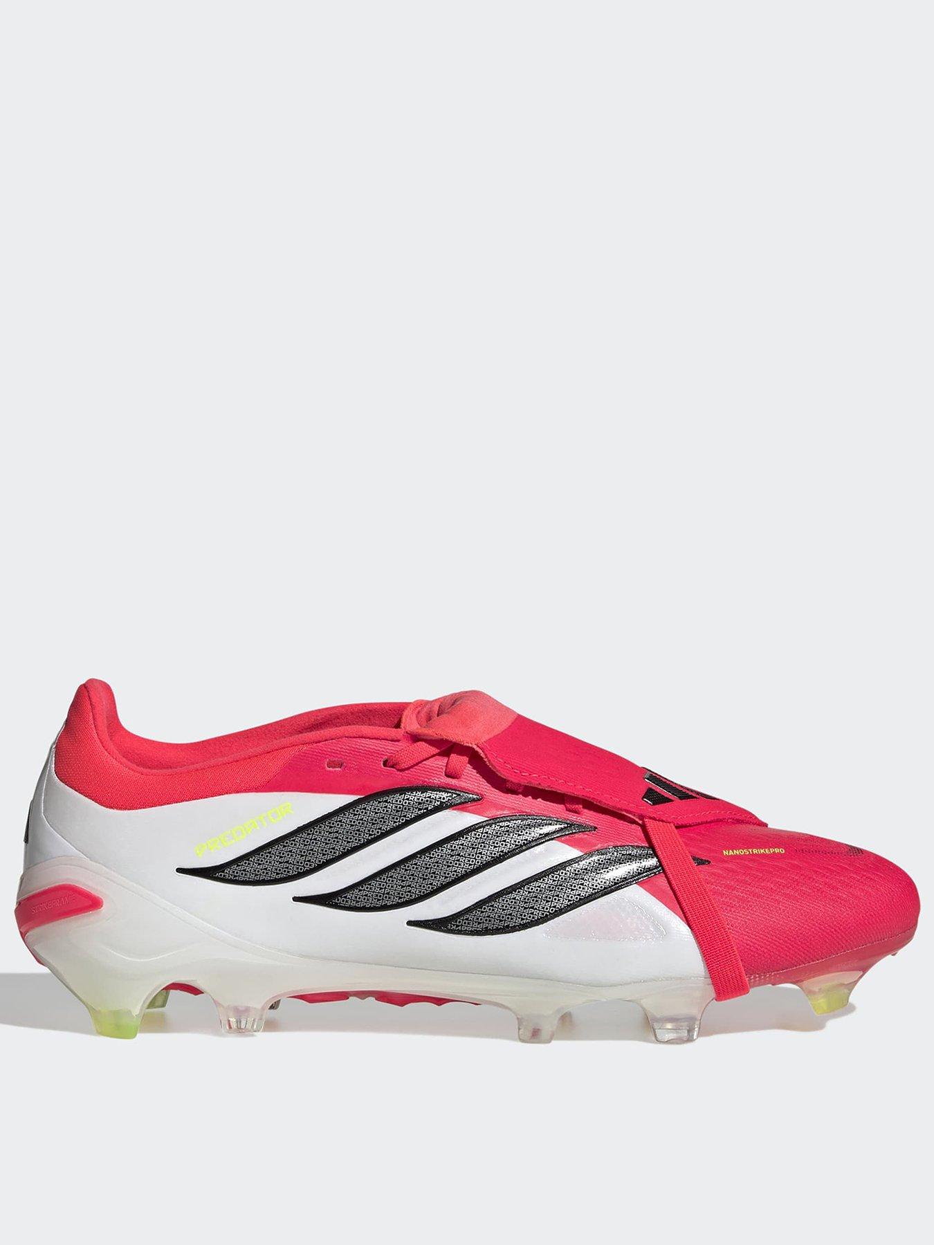adidas Mens Predator Pro Ft Firm Ground Ground Football Boot, Red, Size 6, Men