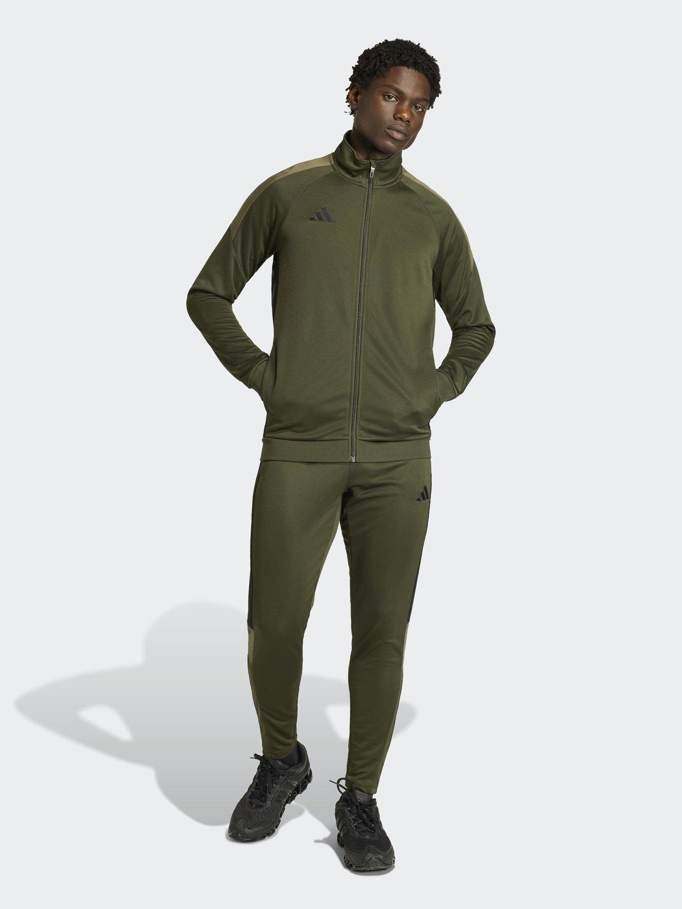 adidas Mens Tiro Football Tracksuit - Green