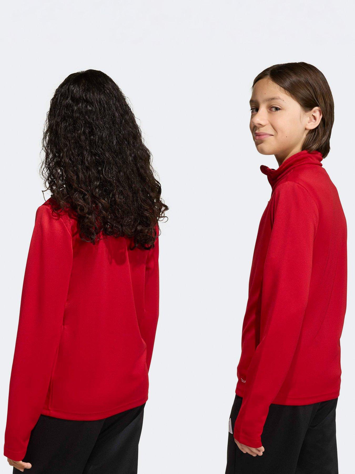 Image 2 of 6 of adidas Junior Entrada 26 Football Sweatshirt - Red