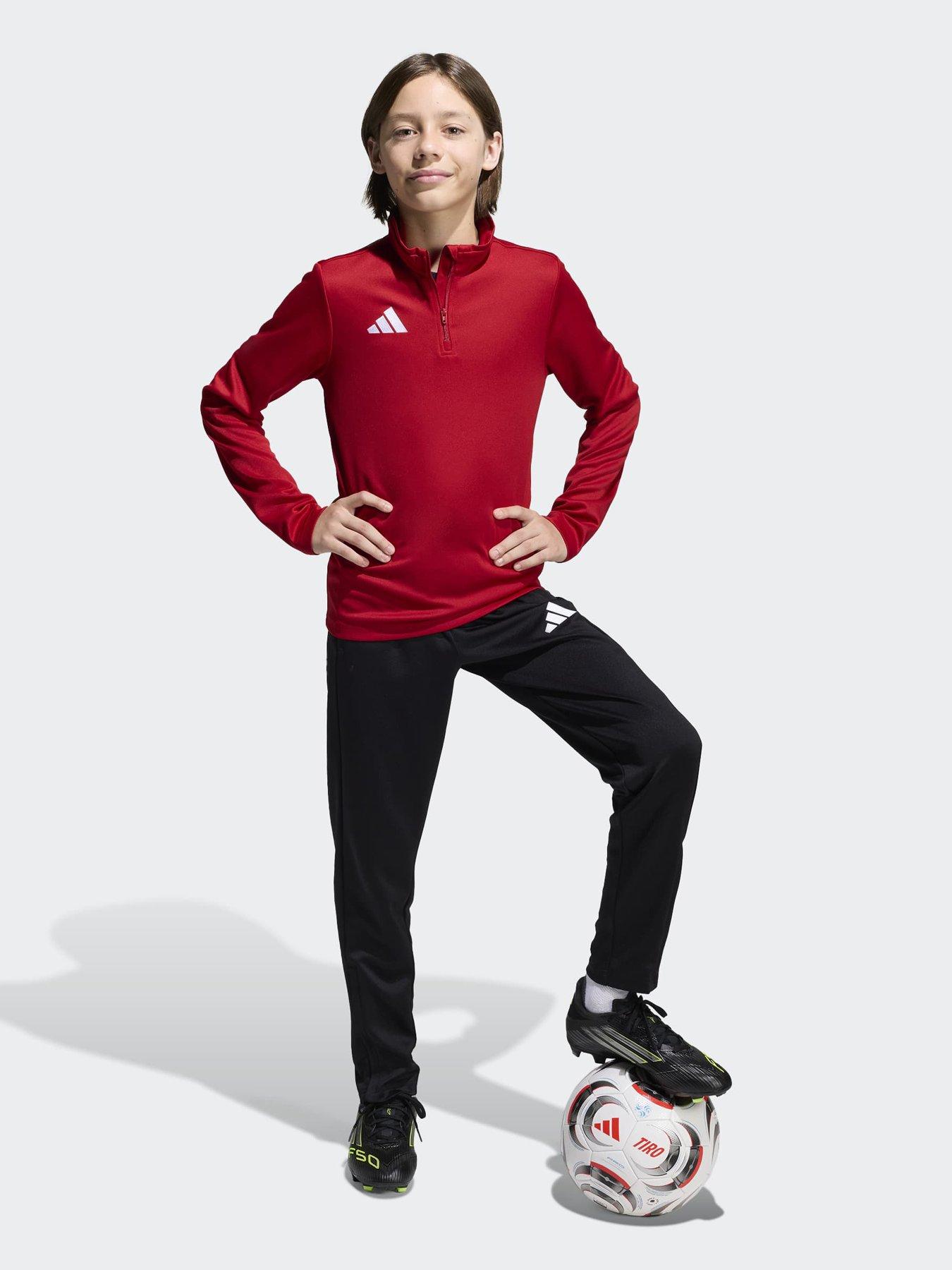 Image 3 of 6 of adidas Junior Entrada 26 Football Sweatshirt - Red
