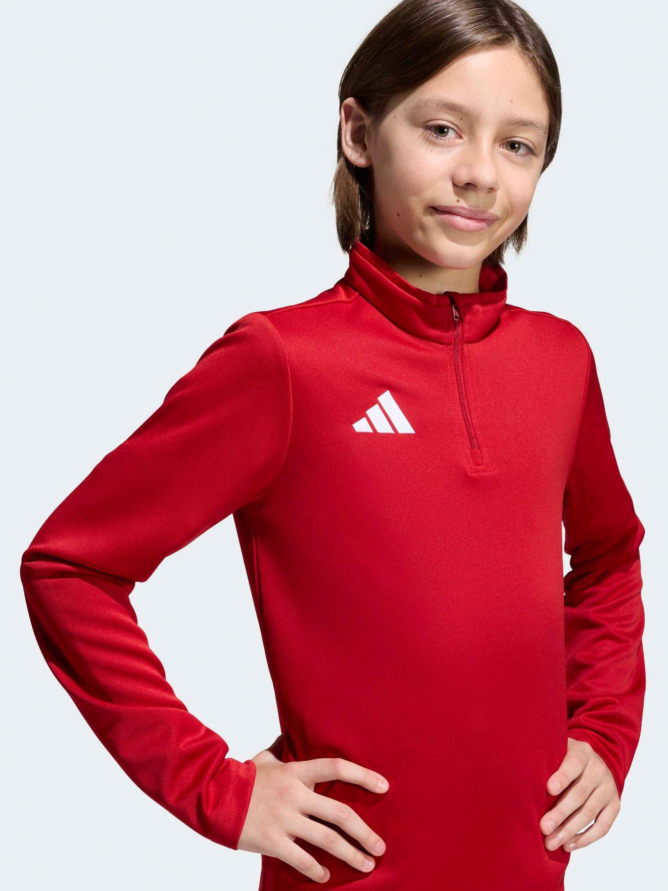 Image 4 of 6 of adidas Junior Entrada 26 Football Sweatshirt - Red