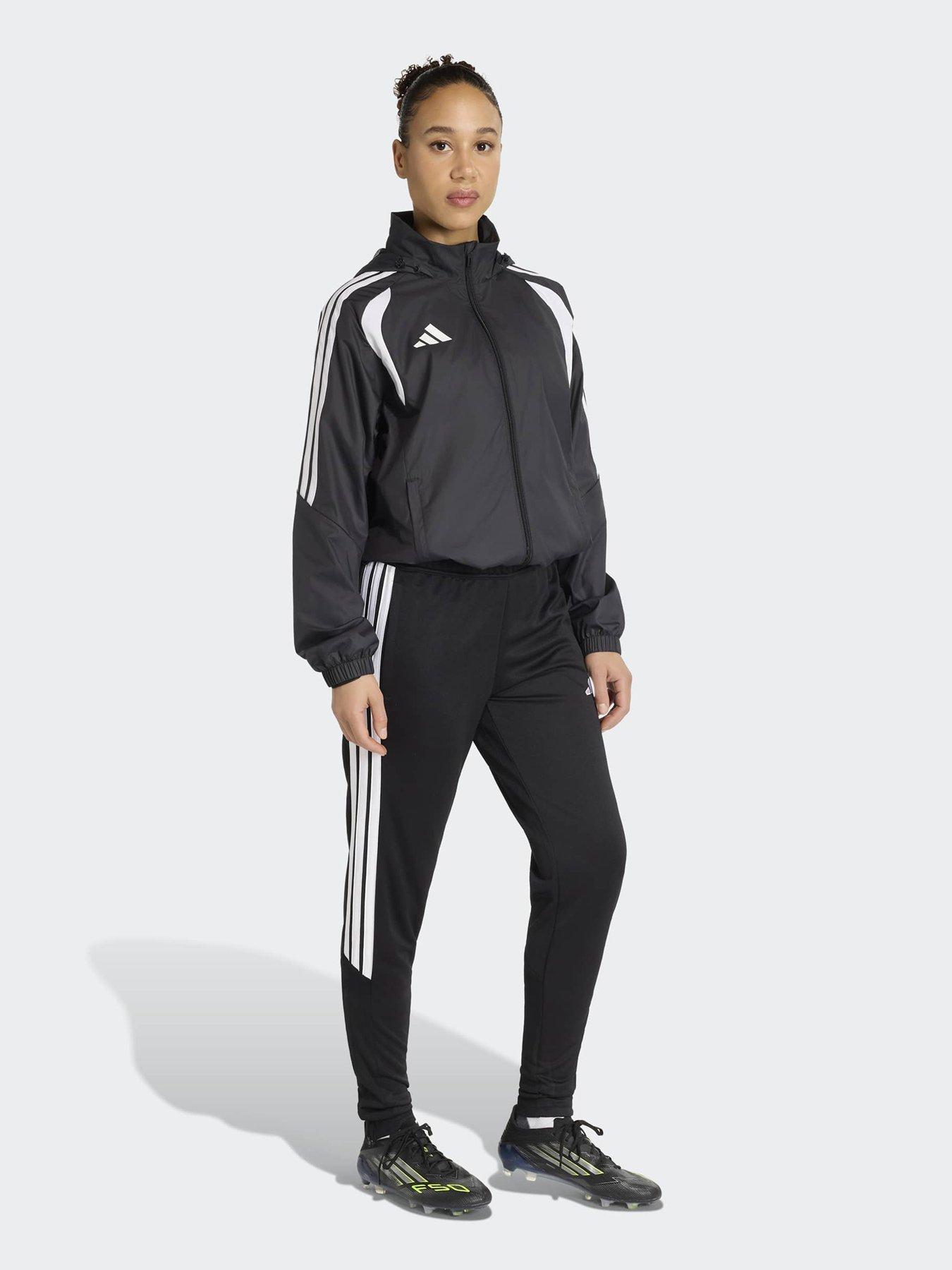 Image 3 of 5 of adidas Womens Tiro 26 Football Windbreaker Jacket - Black
