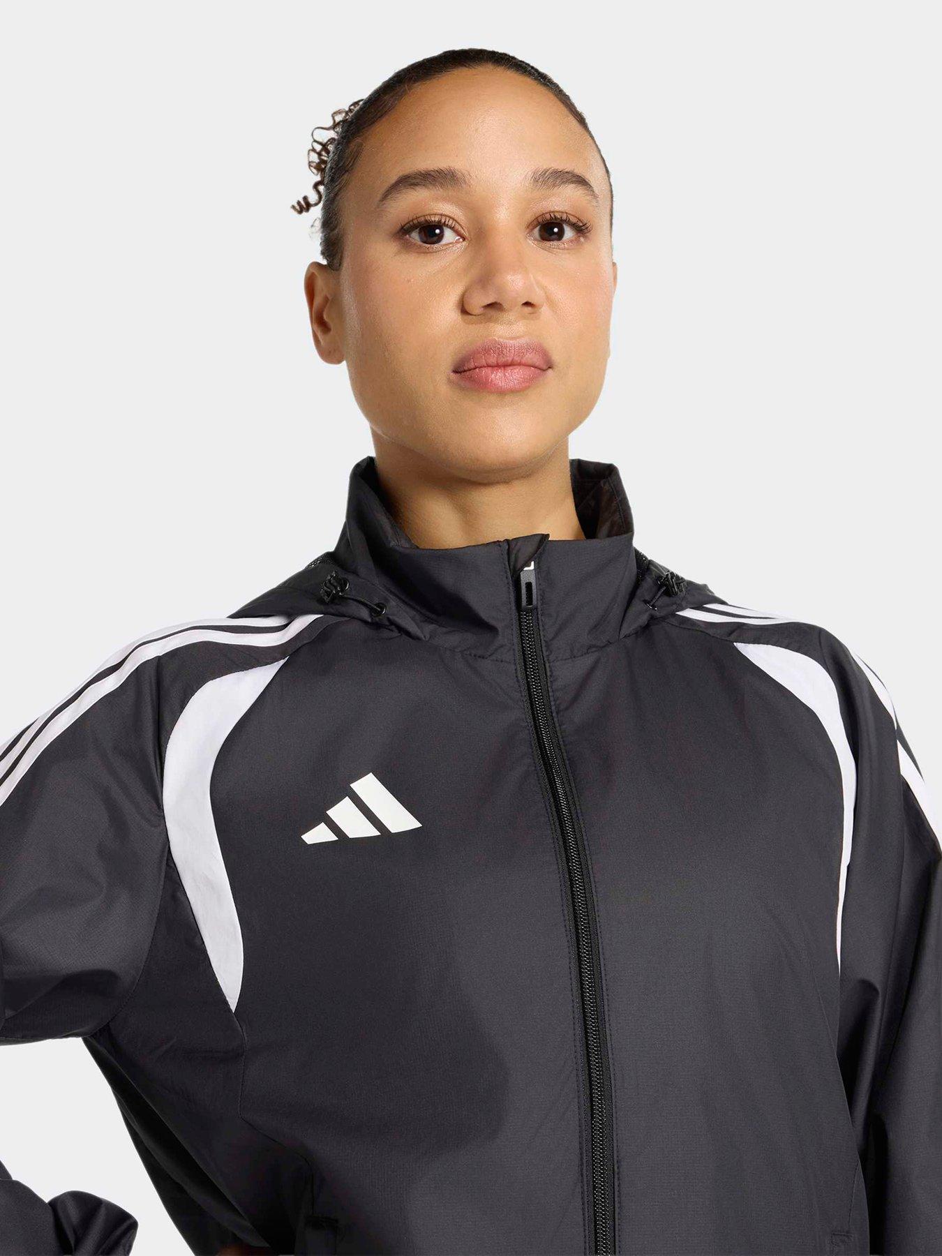 Image 4 of 5 of adidas Womens Tiro 26 Football Windbreaker Jacket - Black