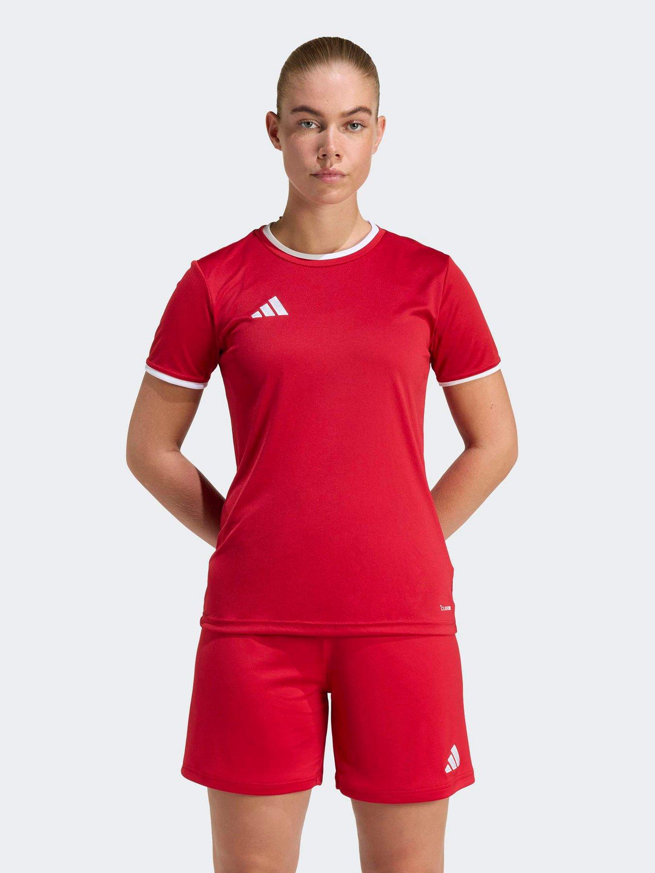 adidas Womens Entrada 26 Football Training Jersey - Red | Very
