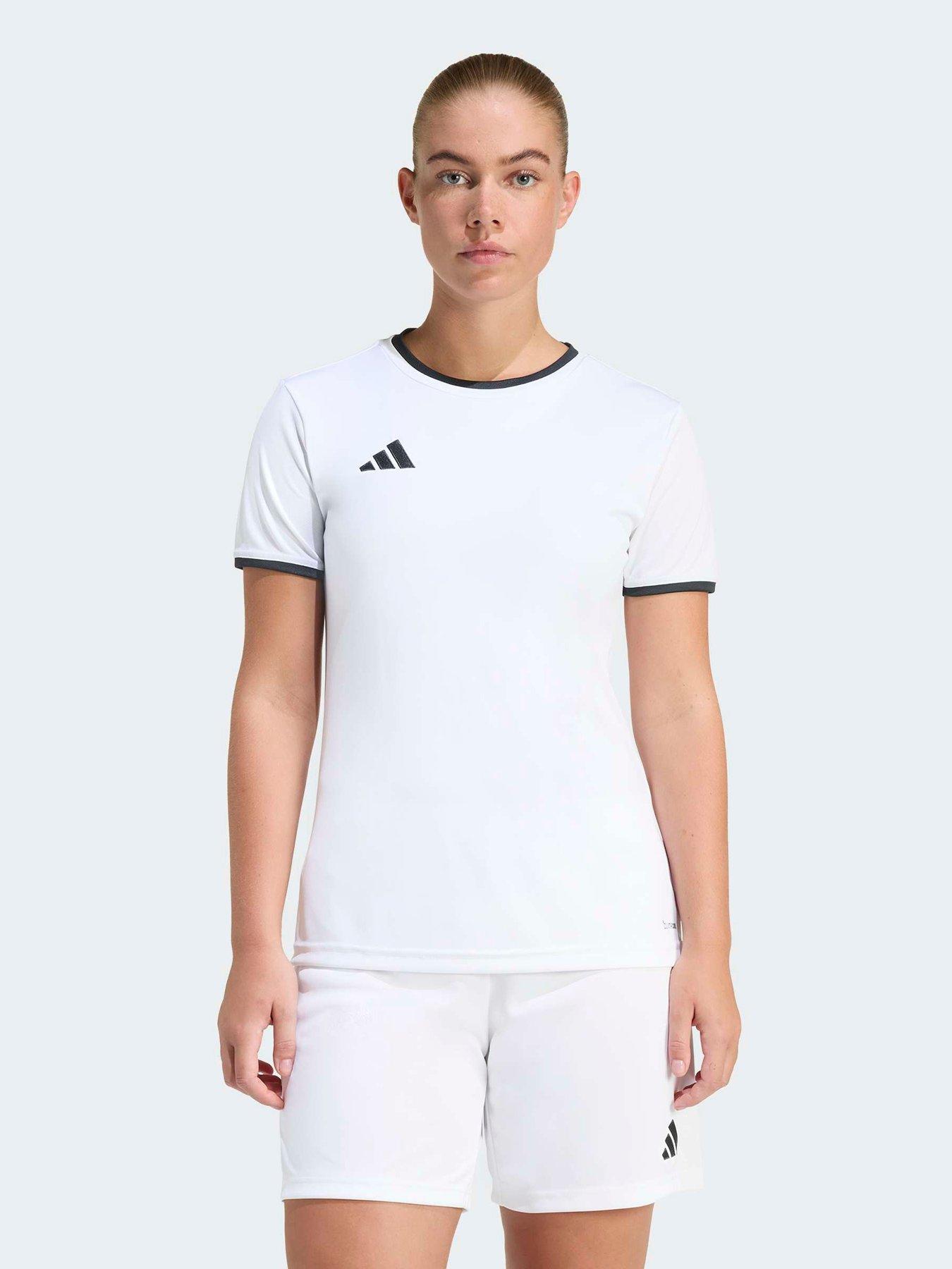 adidas Womens Entrada 26 Football Training Jersey - White