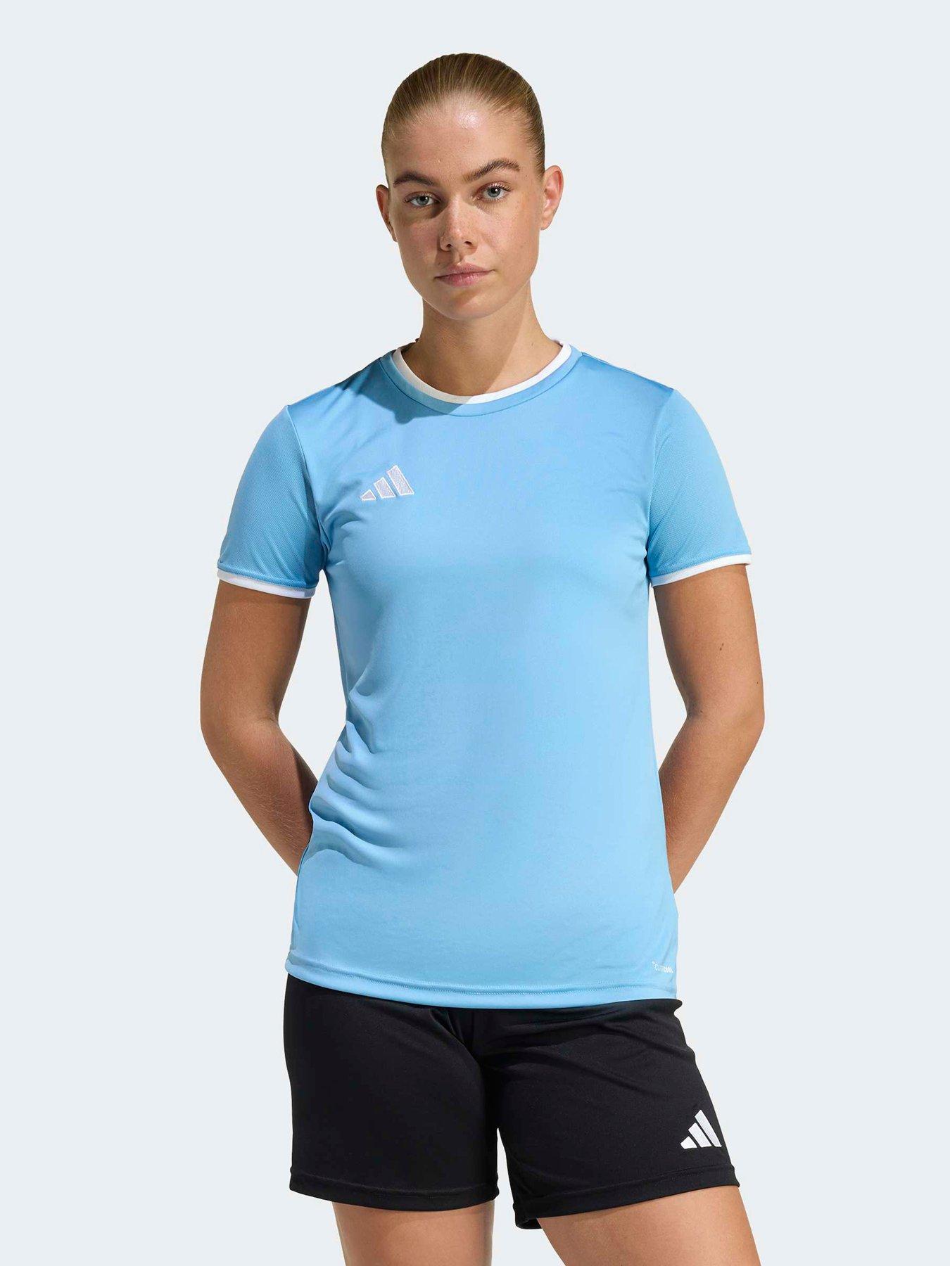 Adidas Womens Entrada 26 Football Training Jersey - Blue