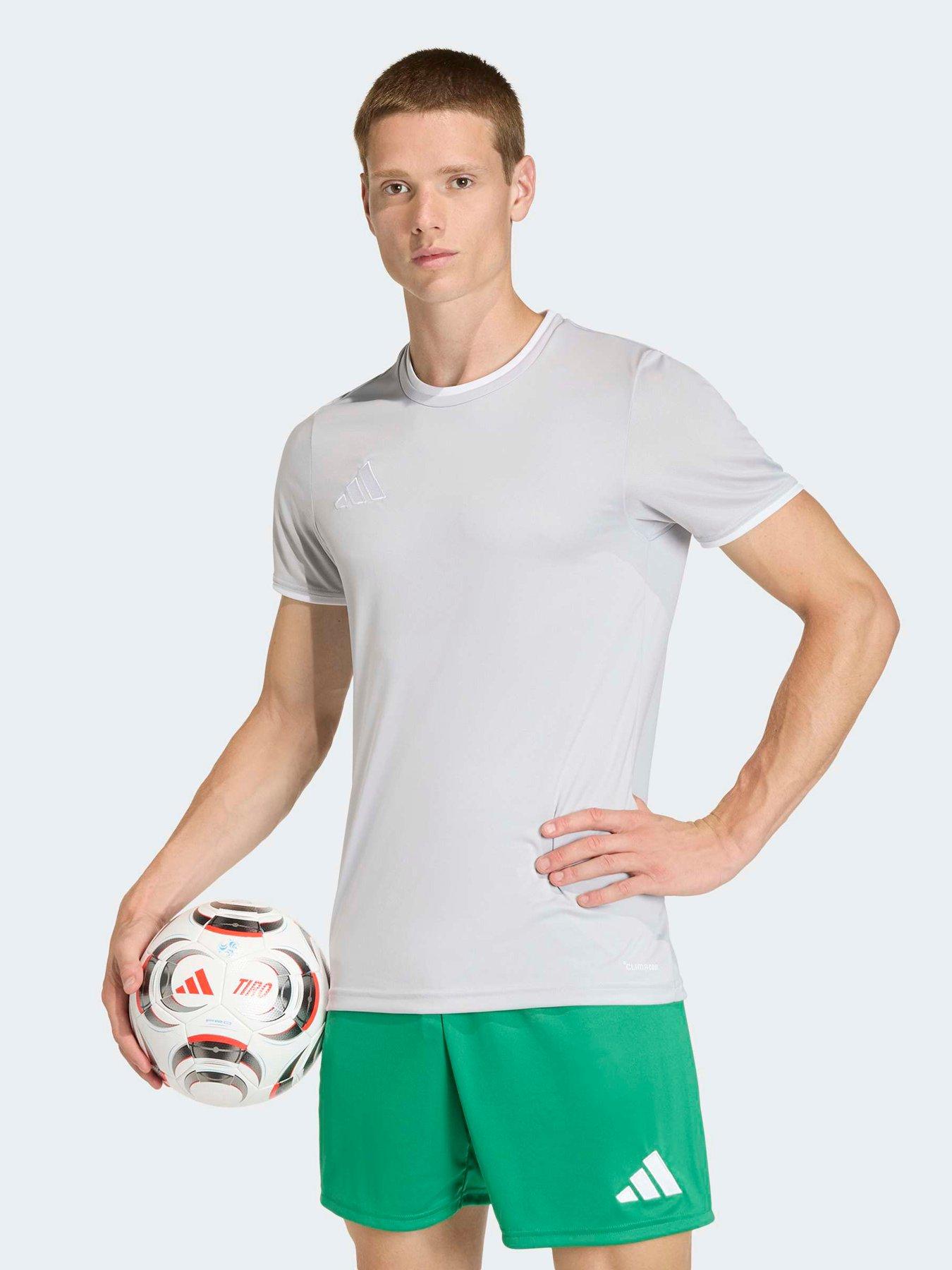 adidas Mens Entrada 26 Football T-Shirt - Grey