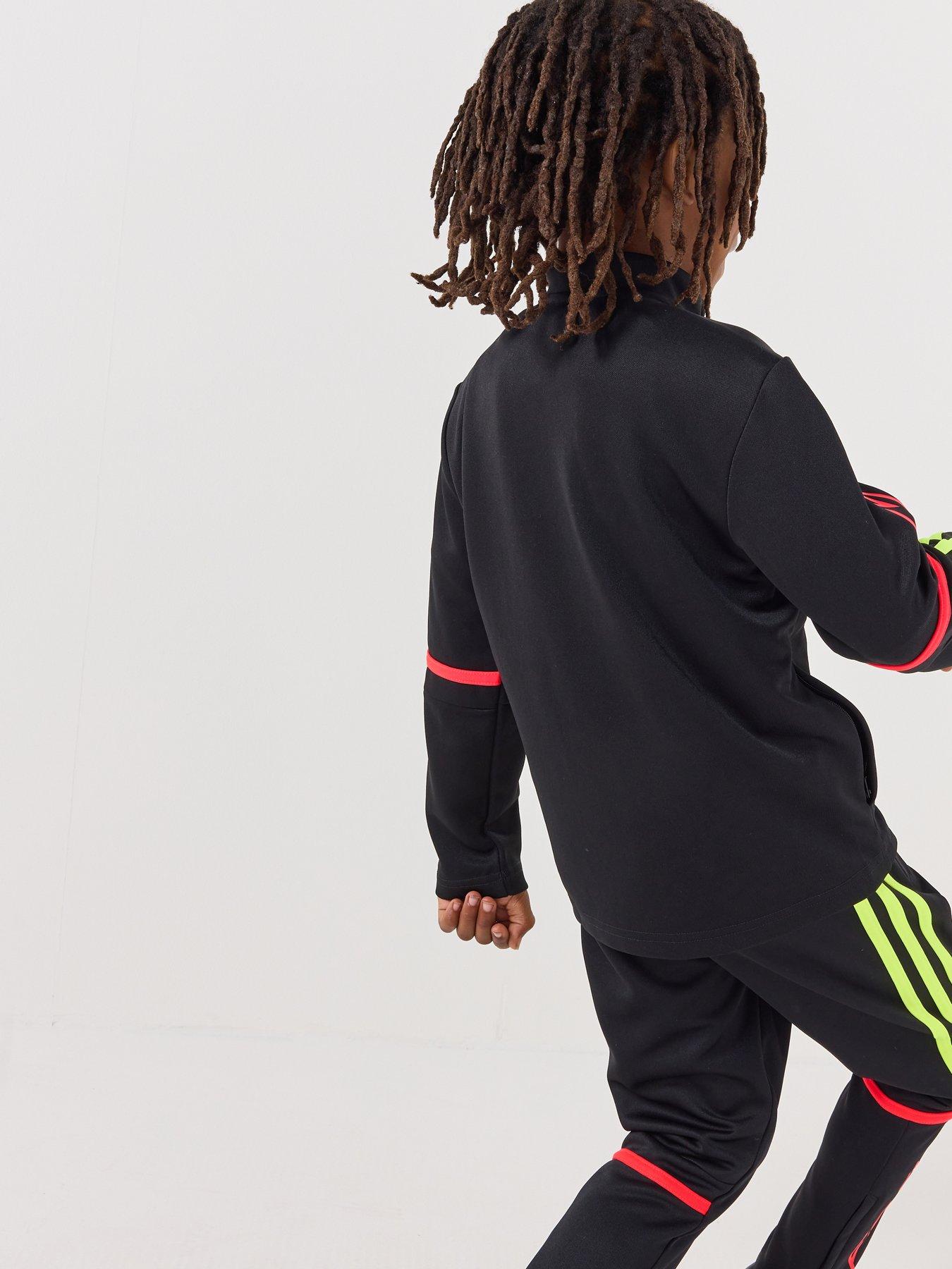 Image 2 of 7 of adidas Junior F50 Squadra Football Tracksuit Top - Black