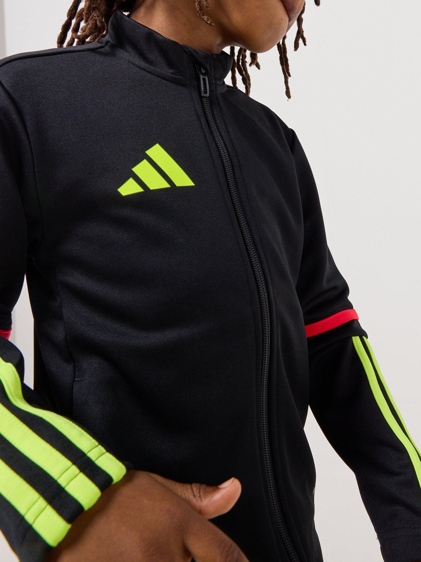 Image 4 of 7 of adidas Junior F50 Squadra Football Tracksuit Top - Black
