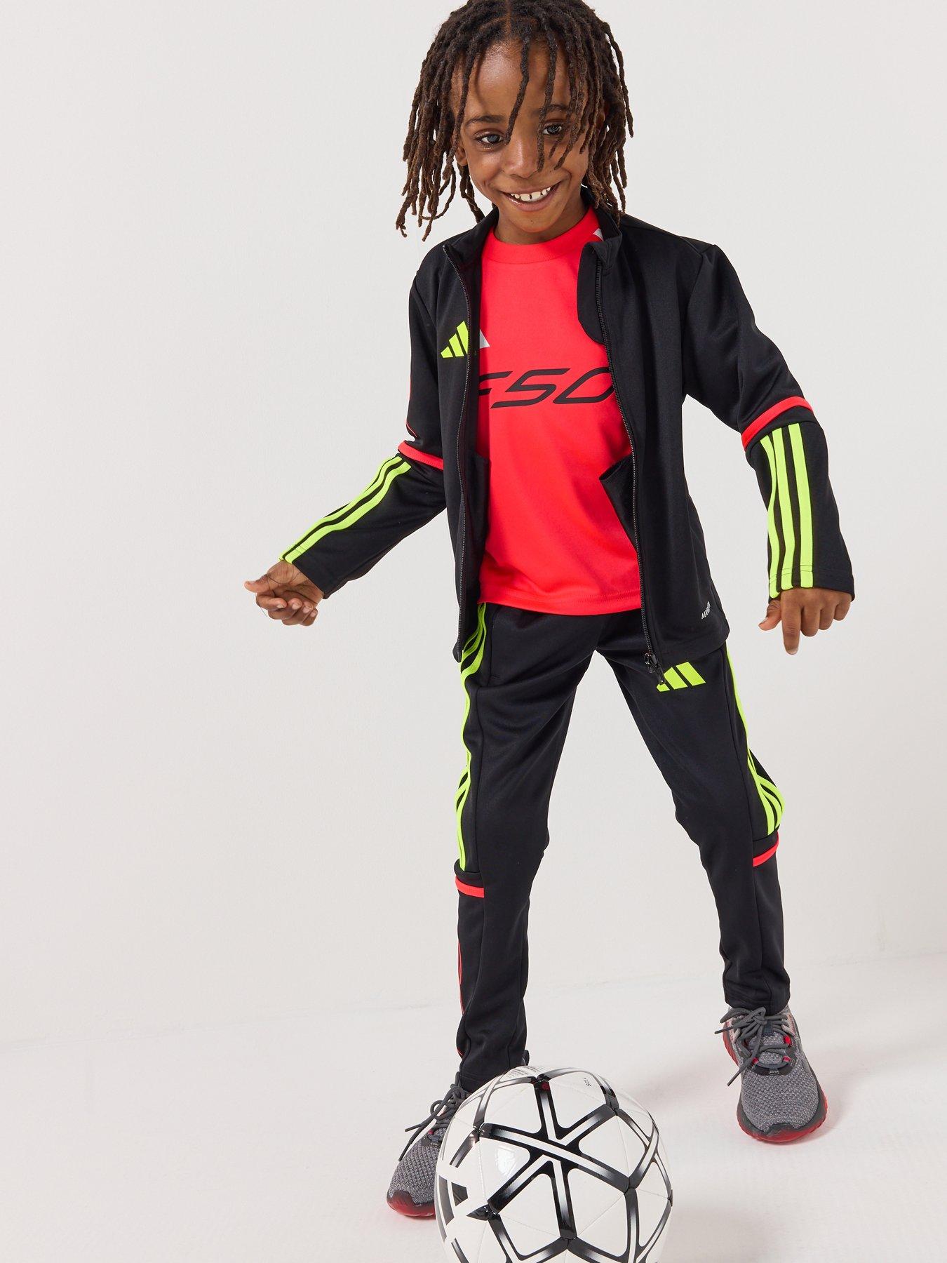 Image 5 of 7 of adidas Junior F50 Squadra Football Tracksuit Top - Black