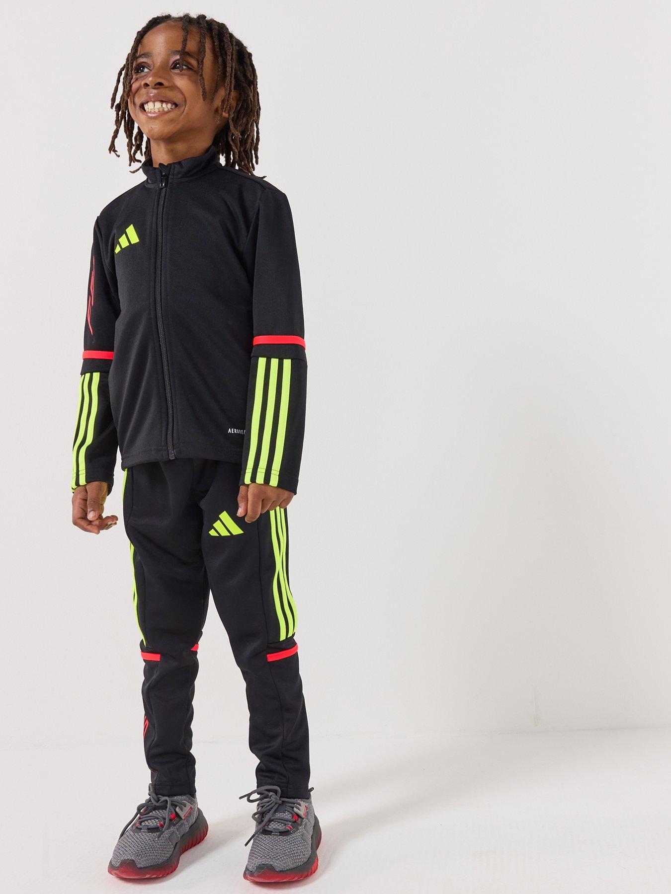 Image 6 of 7 of adidas Junior F50 Squadra Football Tracksuit Top - Black