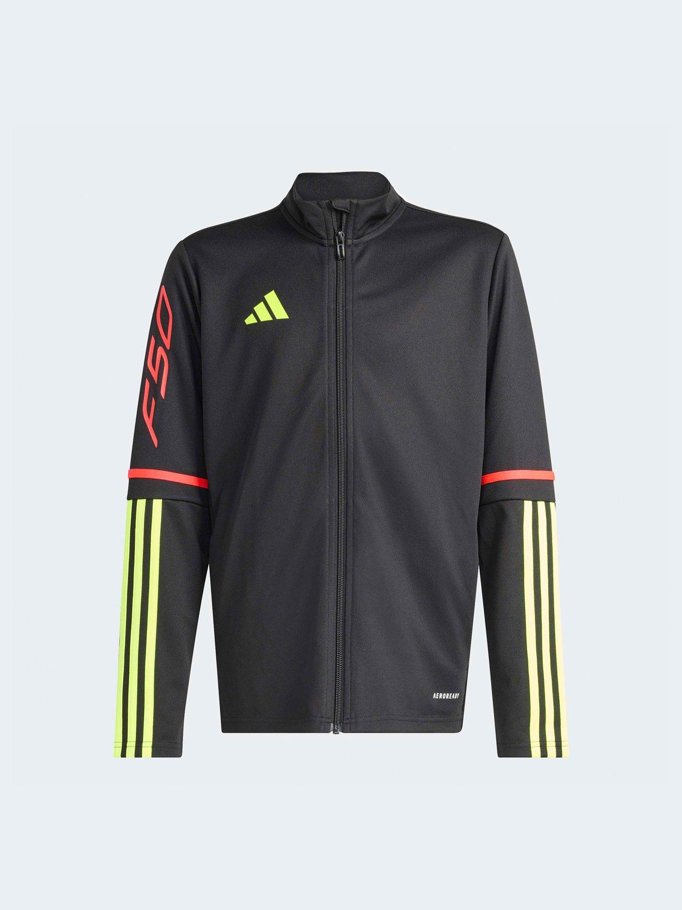 Image 7 of 7 of adidas Junior F50 Squadra Football Tracksuit Top - Black