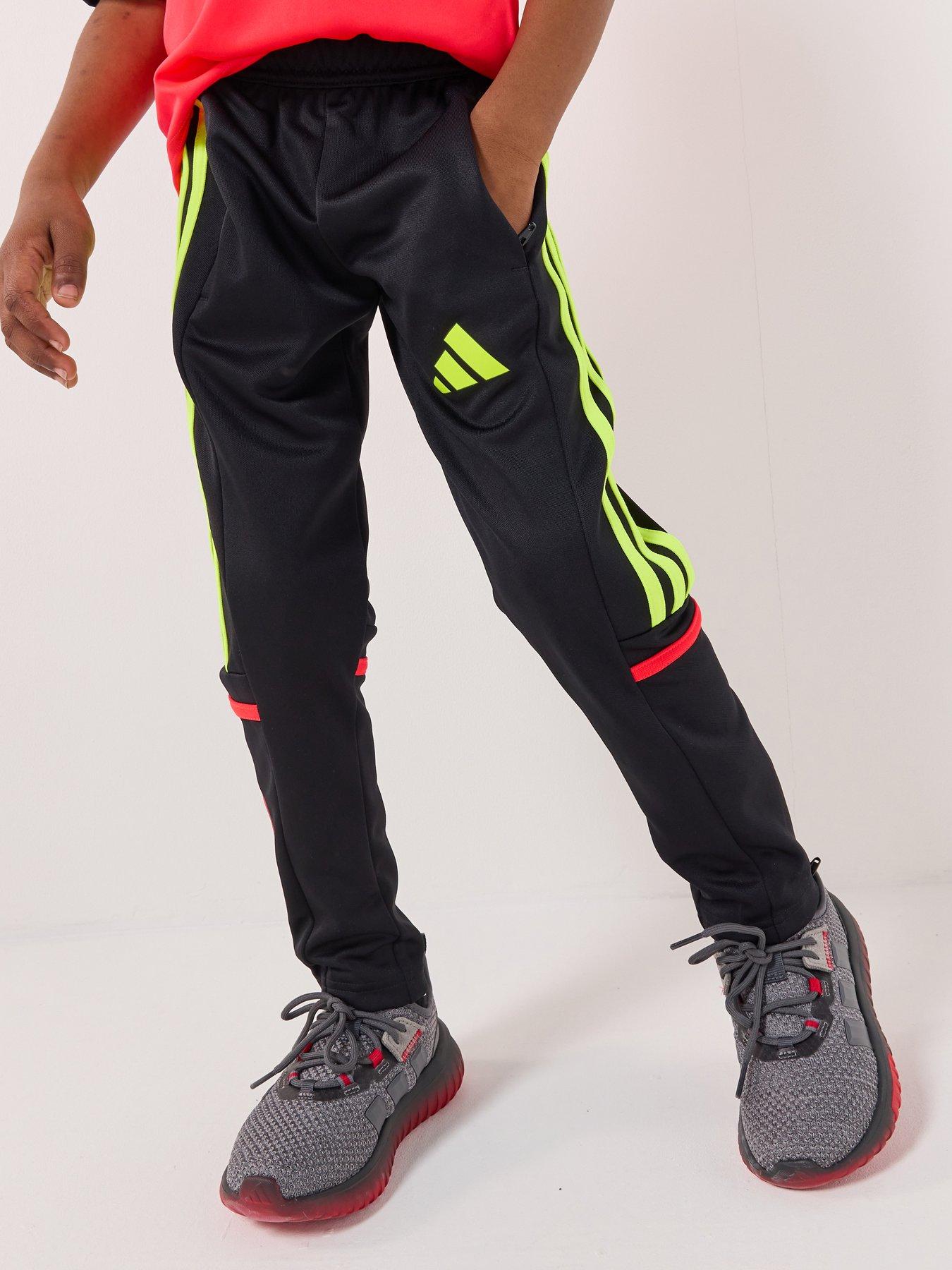 Image 1 of 7 of adidas Junior F50 Squadra Football Tracksuit Bottoms - Black