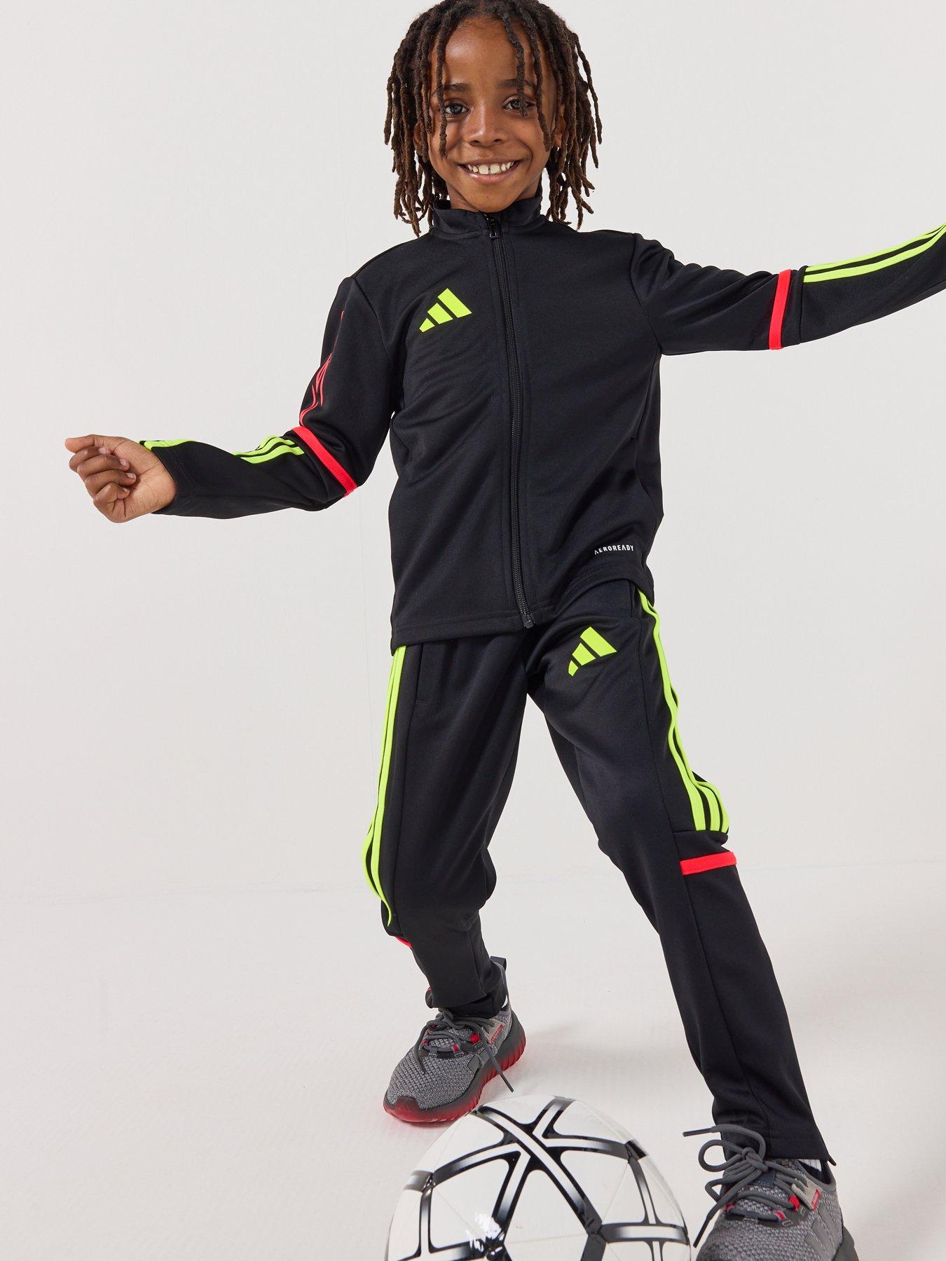 Image 3 of 7 of adidas Junior F50 Squadra Football Tracksuit Bottoms - Black