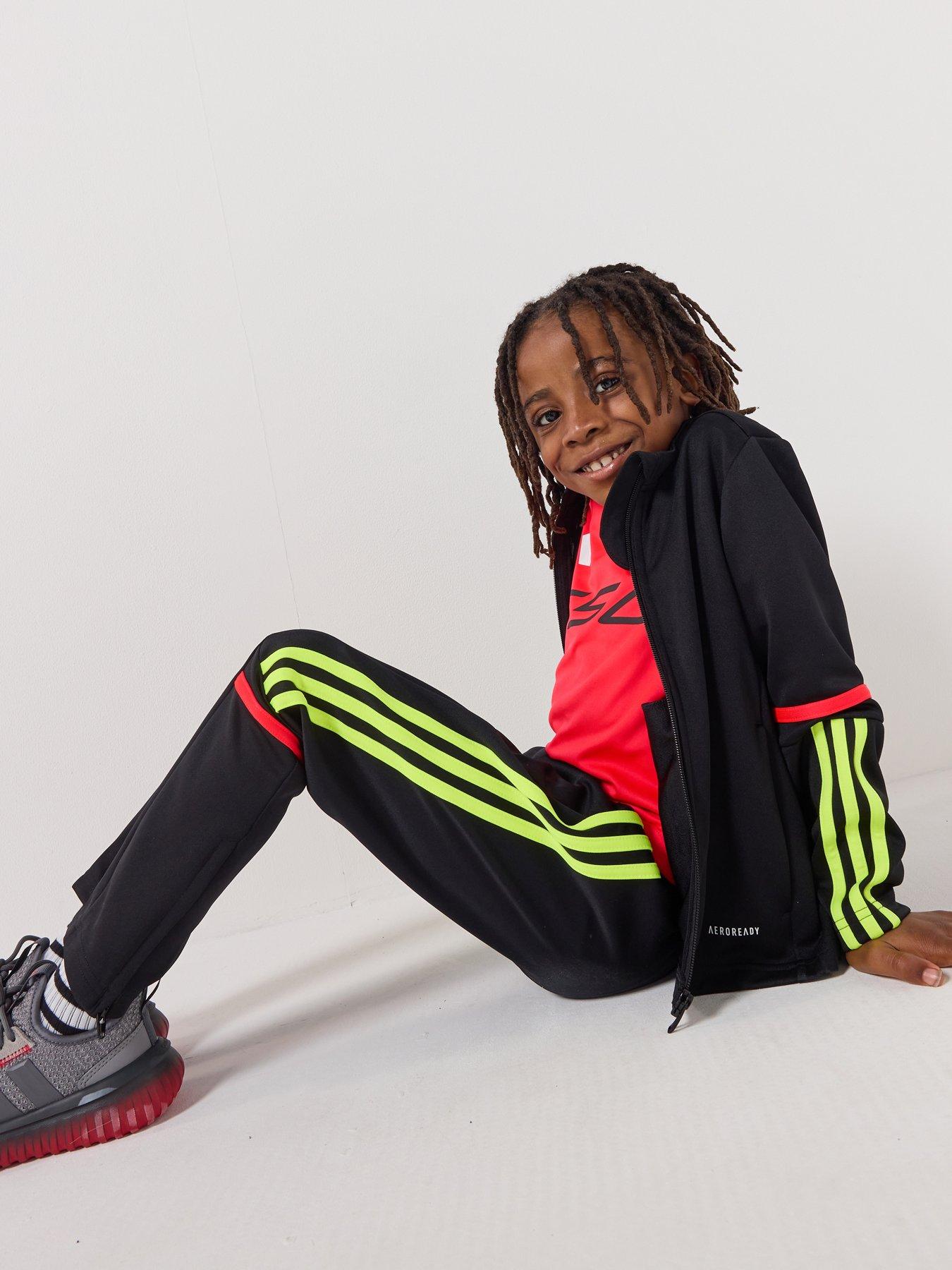 Image 4 of 7 of adidas Junior F50 Squadra Football Tracksuit Bottoms - Black