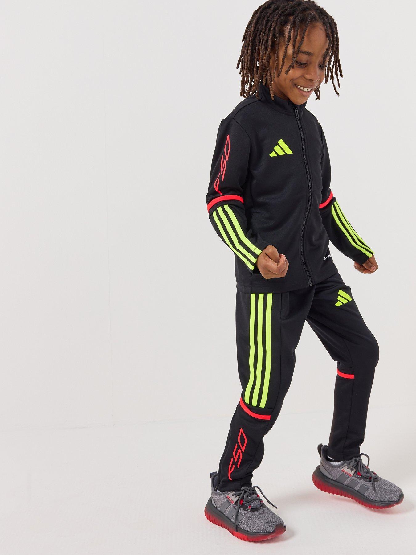 Image 5 of 7 of adidas Junior F50 Squadra Football Tracksuit Bottoms - Black