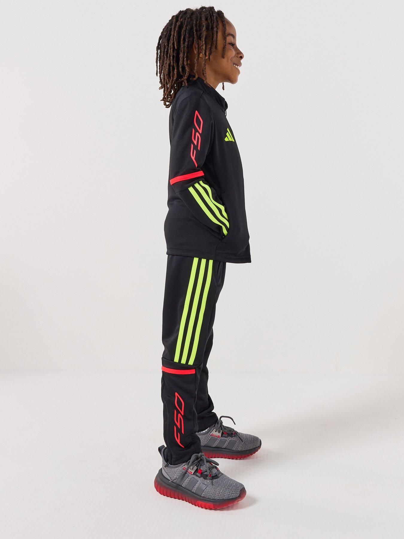 Image 6 of 7 of adidas Junior F50 Squadra Football Tracksuit Bottoms - Black