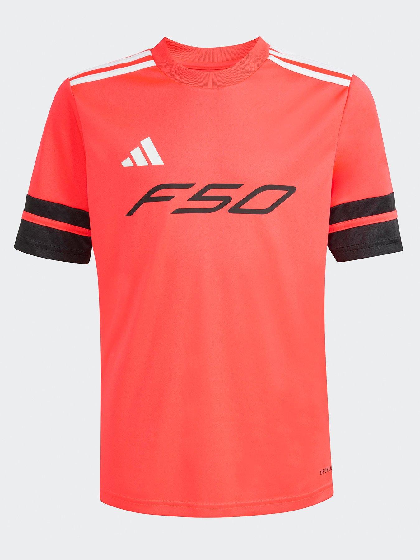 adidas Junior F50 Squadra Football Training Jersey - Red