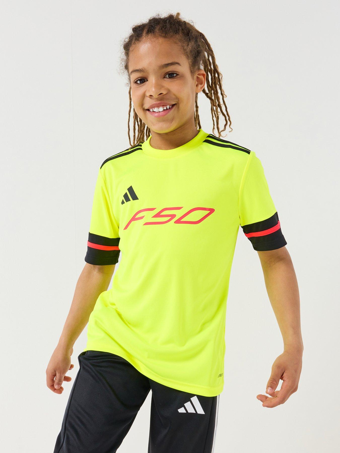 adidas Junior F50 Football Training Jersey - Yellow